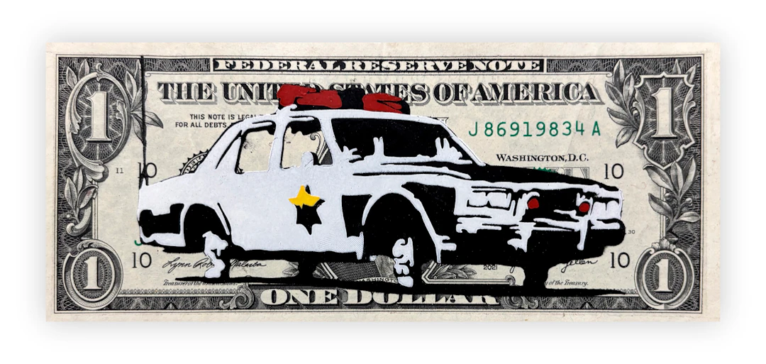 KASH ART (1985) - Police Car, 2026