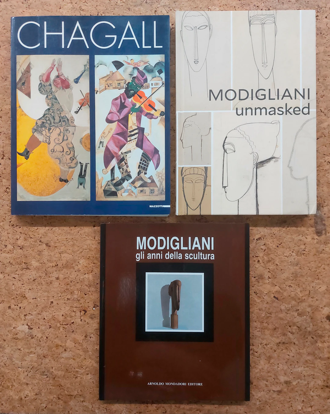 MARC CHAGALL E AMEDEO MODIGLIANI - Lotto unico di 3 cataloghi