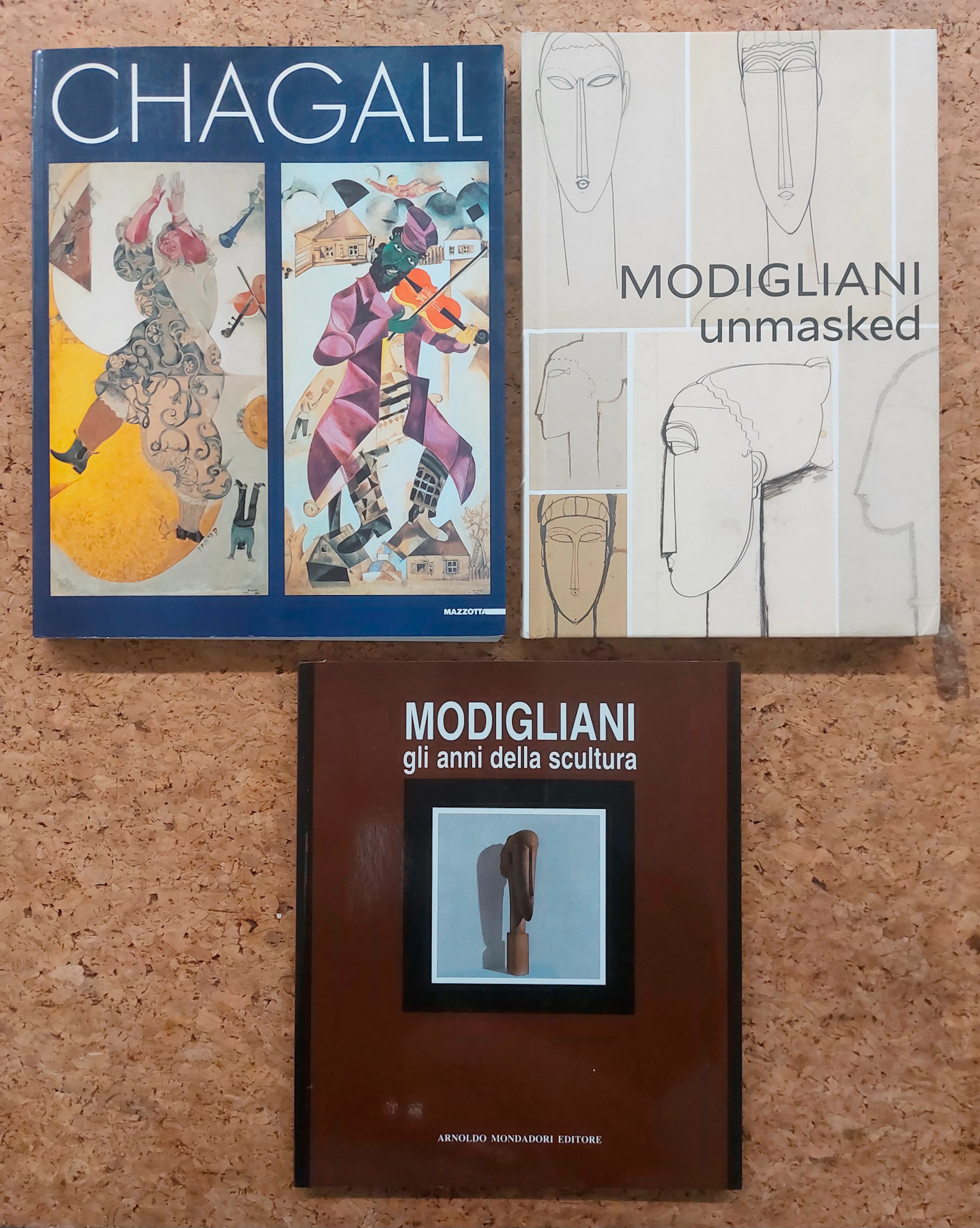 MARC CHAGALL E AMEDEO MODIGLIANI - Lotto unico di 3 cataloghi