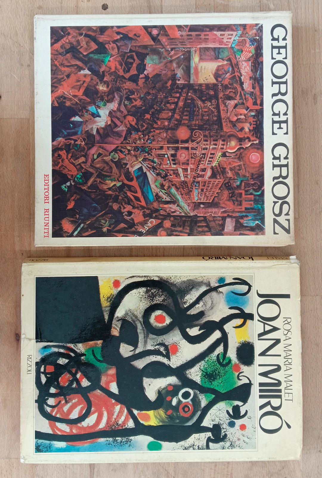 GEORGE GROSZ E JOAN MIRÒ - Lotto unico di 2 cataloghi
