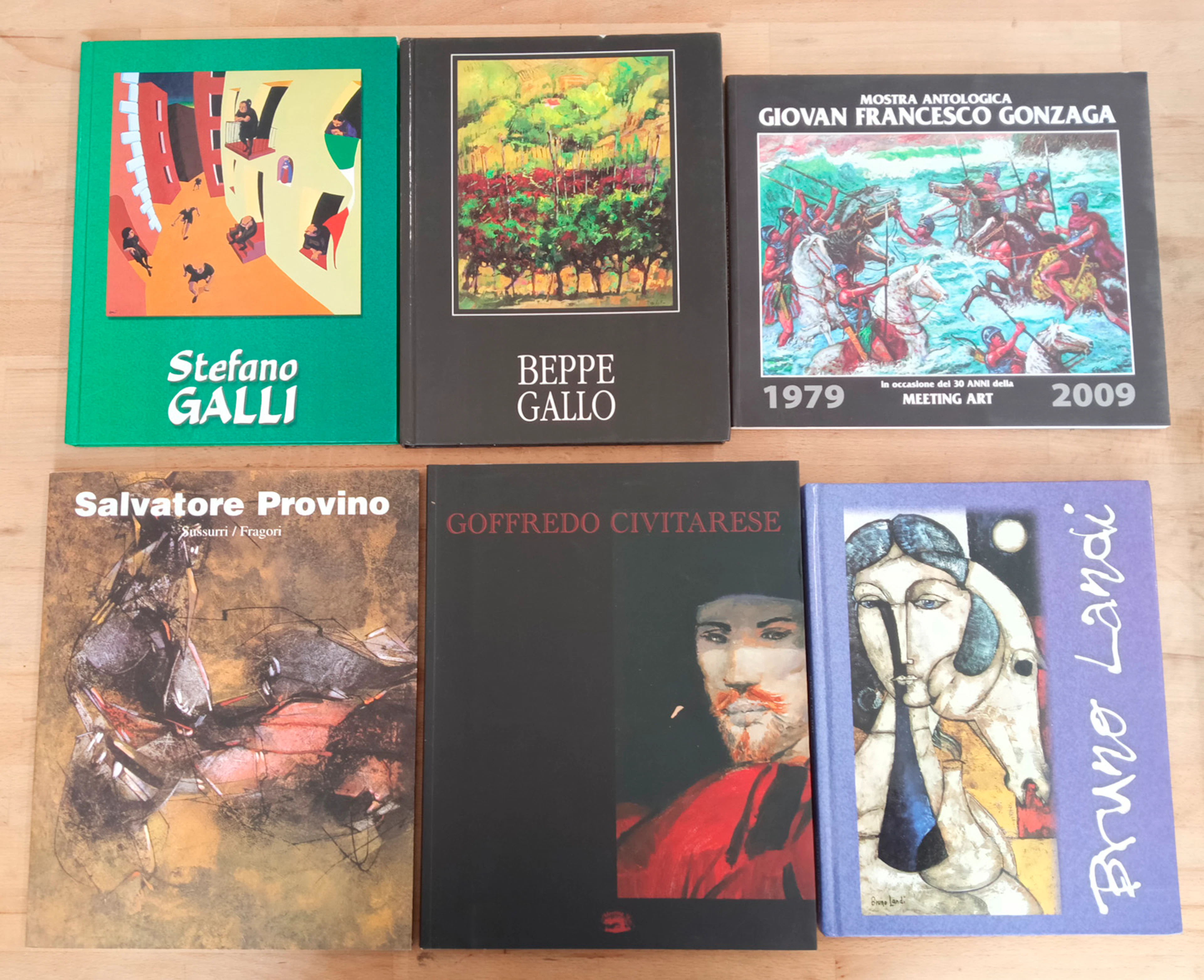 ARTE CONTEMPORANEA - Lotto unico di 6 cataloghi