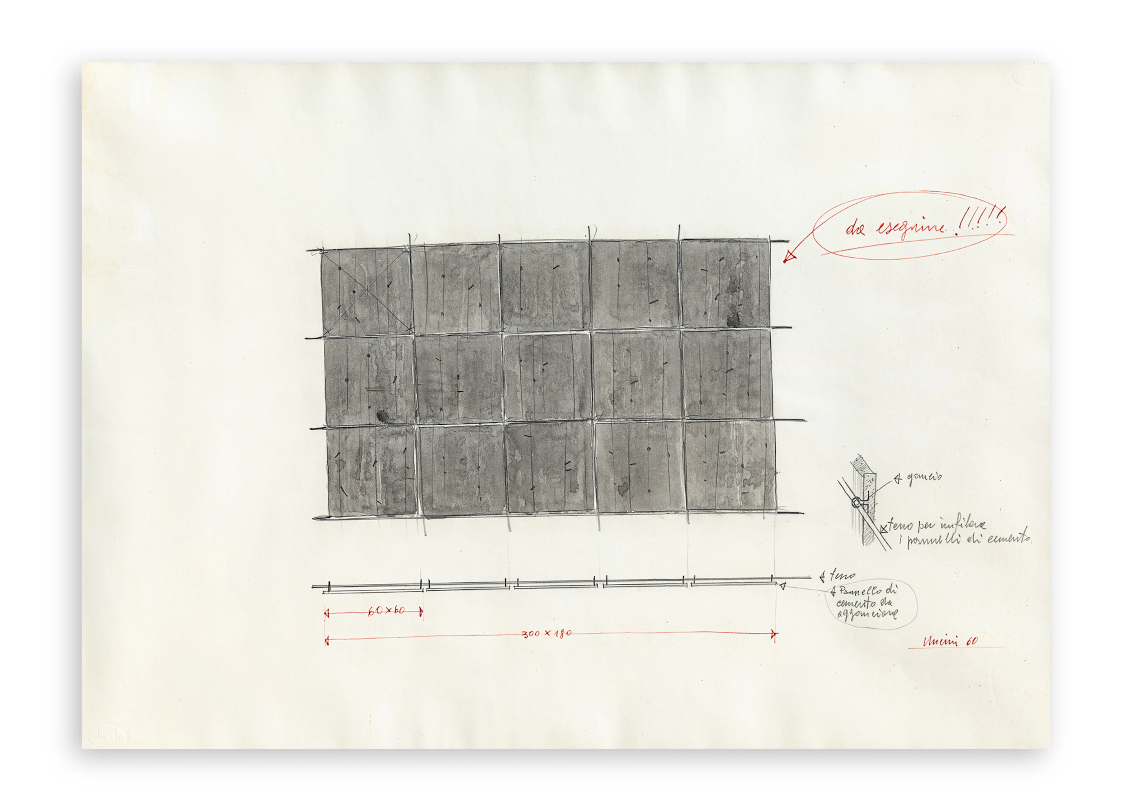 GIUSEPPE UNCINI (1929-2008) - Senza Titolo, 1960