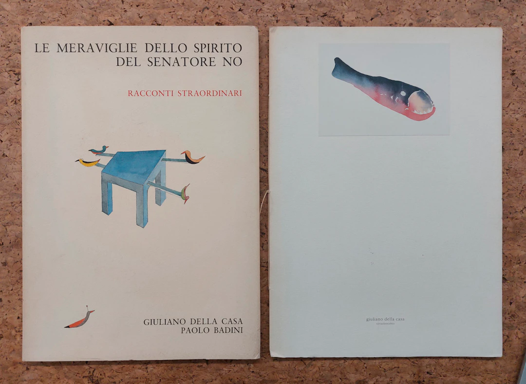 CATALOGHI CON DISEGNO (GIULIANO DELLA CASA) - Lotto unico di 2 cataloghi