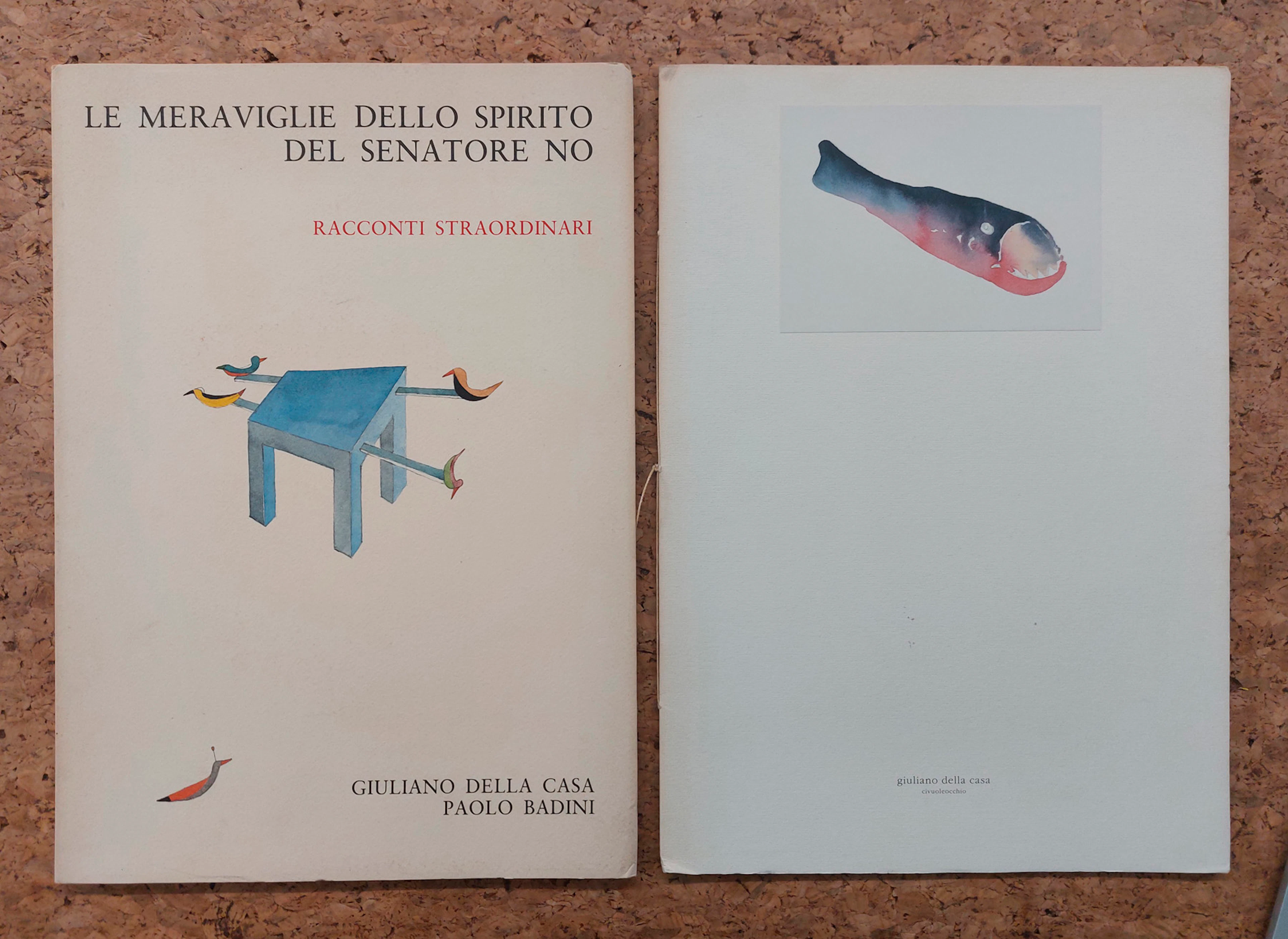 CATALOGHI CON DISEGNO (GIULIANO DELLA CASA) - Lotto unico di 2 cataloghi