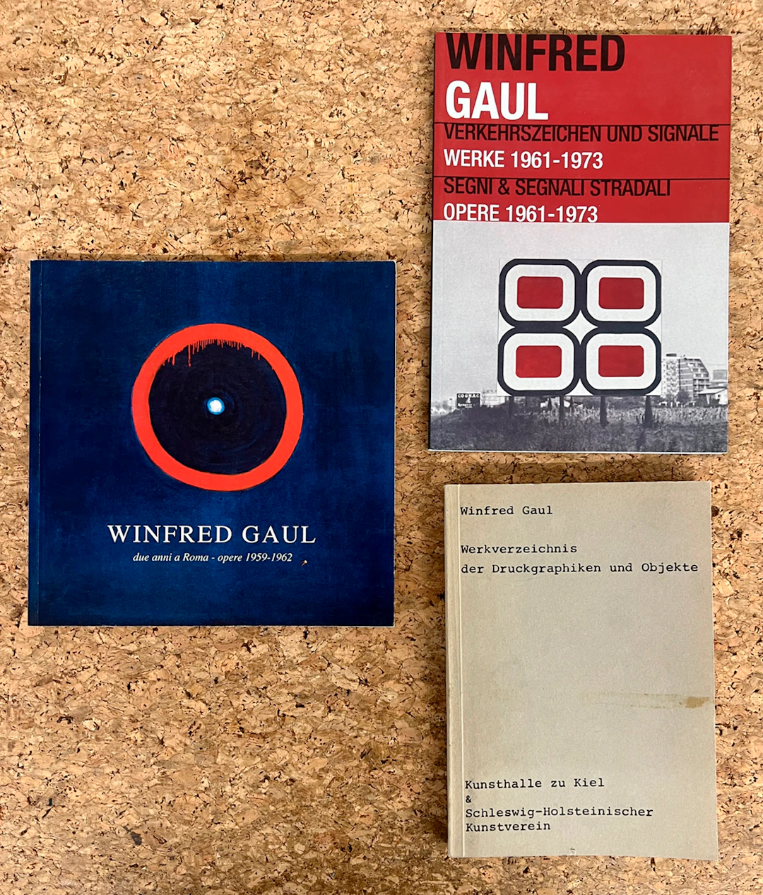 WINFRED GAUL - Lotto unico di 3 cataloghi