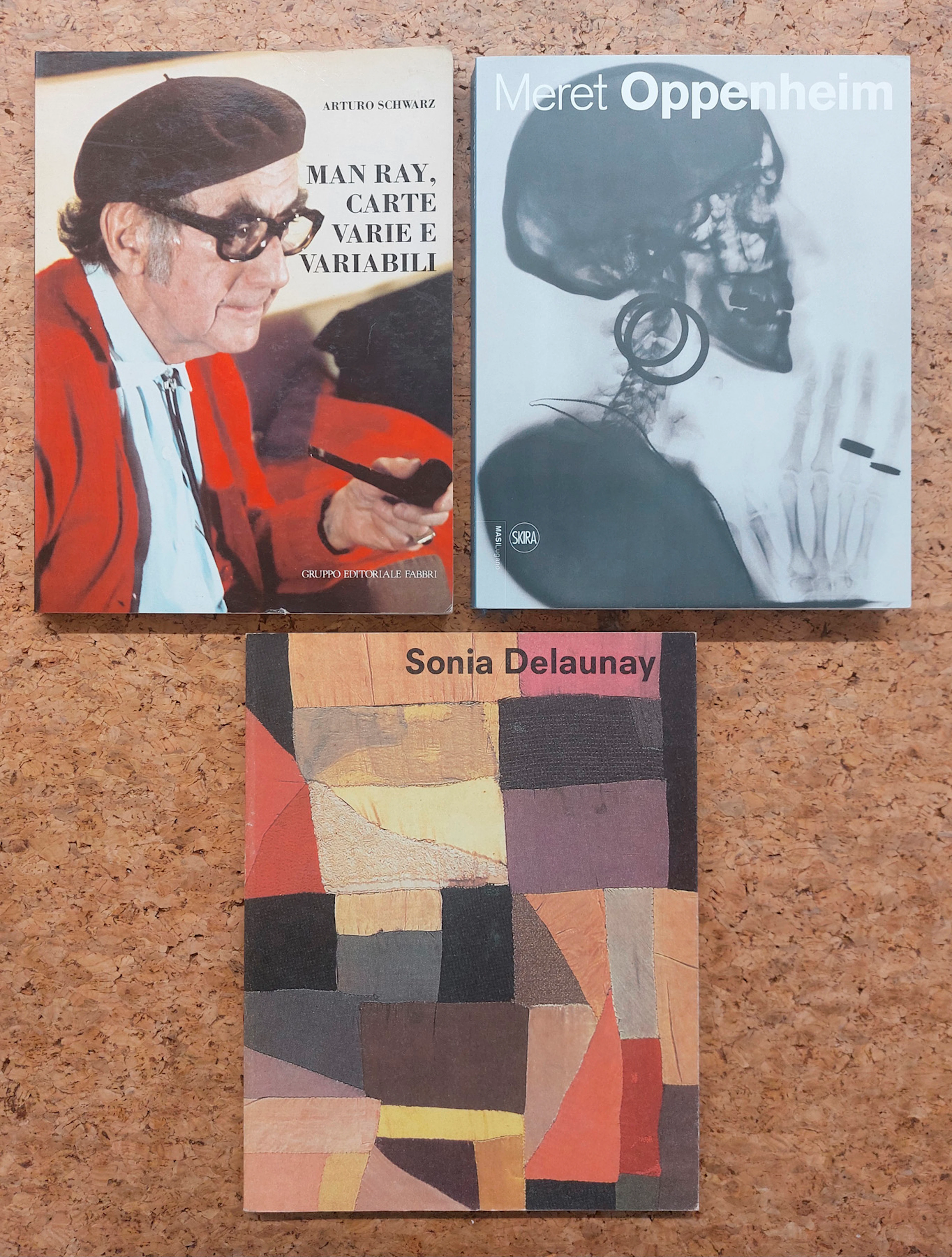 SONIA DELAUNAY, MAN RAY E MERET OPPENHEIM - Lotto unico di 3 cataloghi