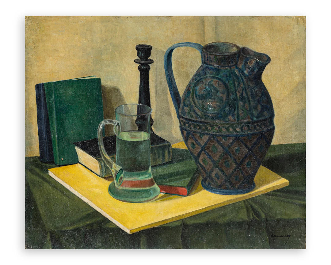 AUTORE INDECIFRATO - Senza Titolo (Natura morta), 1934