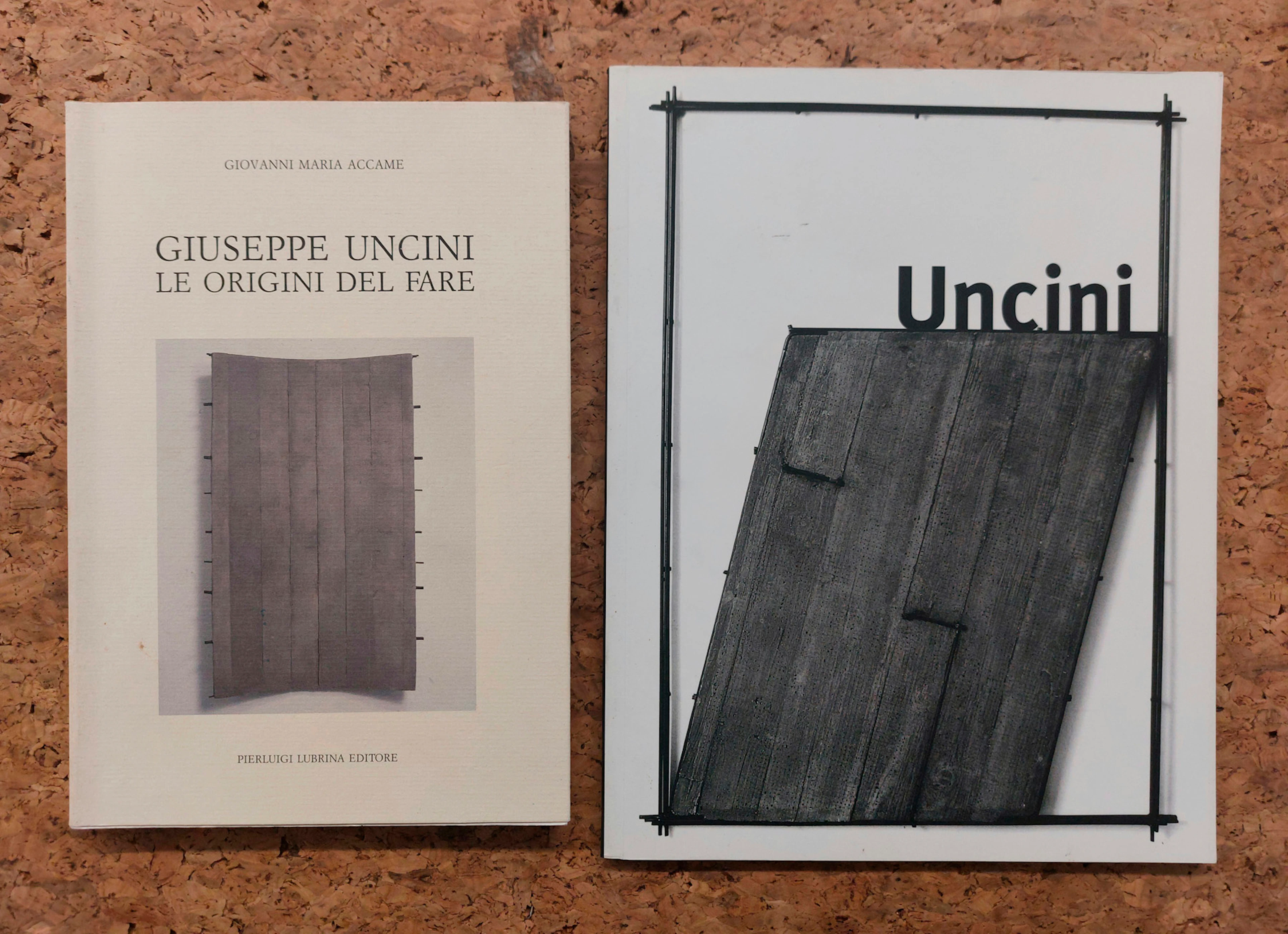 GIUSEPPE UNCINI - Lotto unico di 2 cataloghi