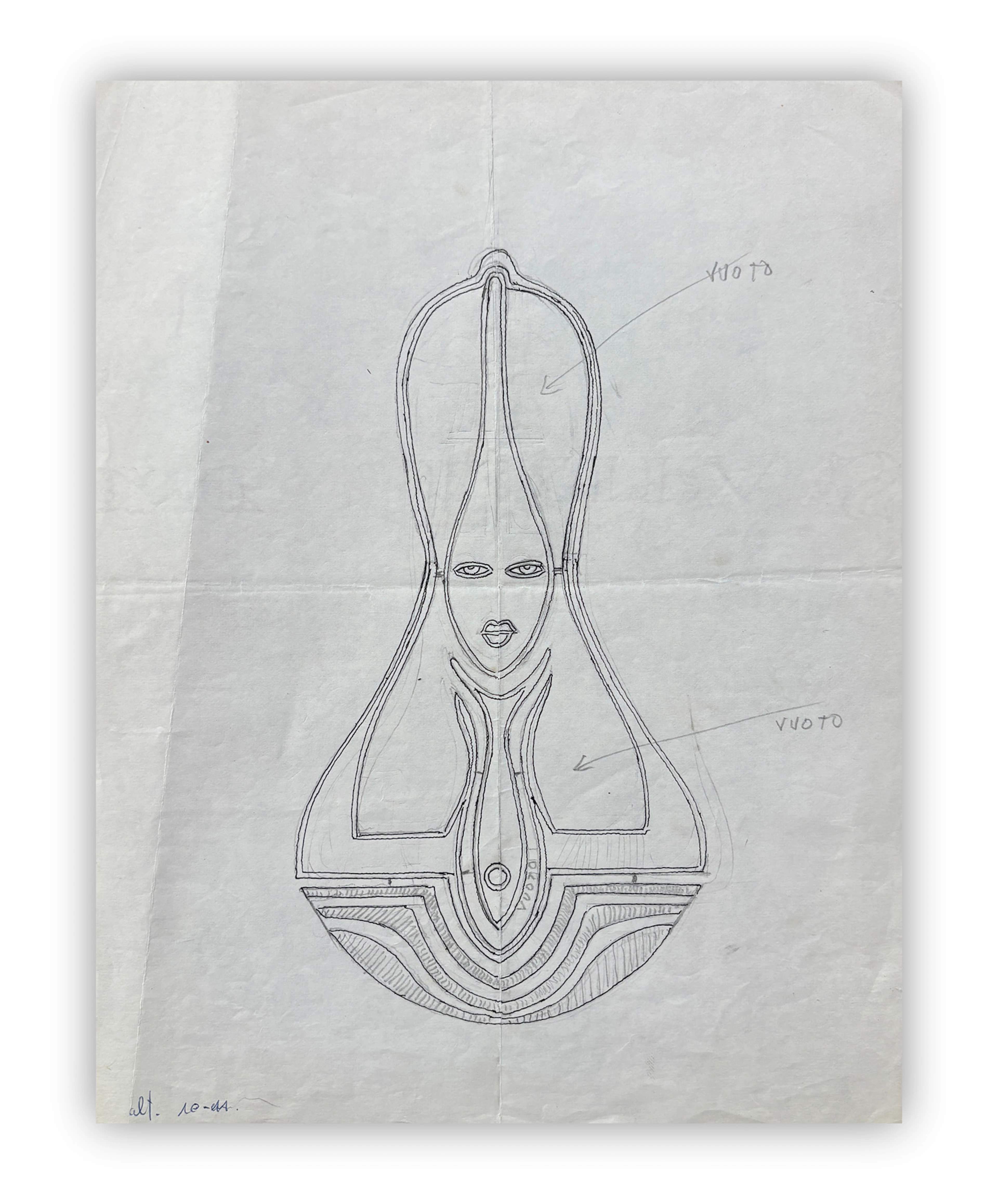 RAFFAELE PONTECORVO (1913-1983) - Senza Titolo