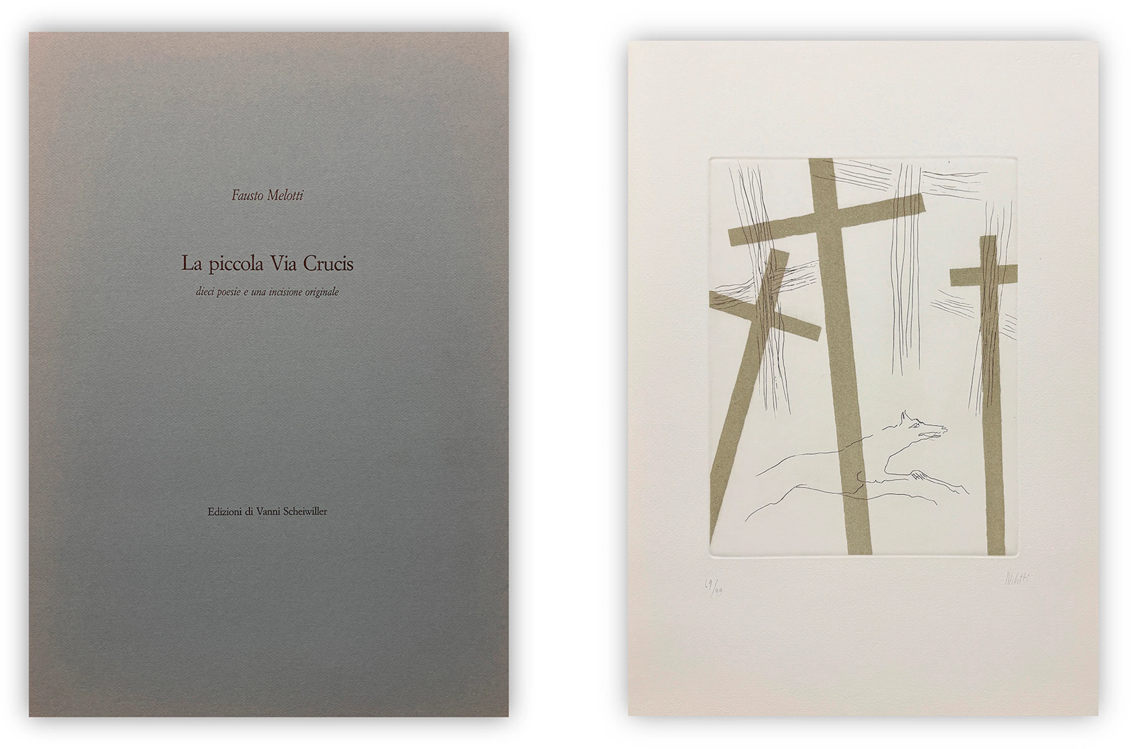 FAUSTO MELOTTI (1901-1986) - La piccola Via Crucis. Dieci poesie e
