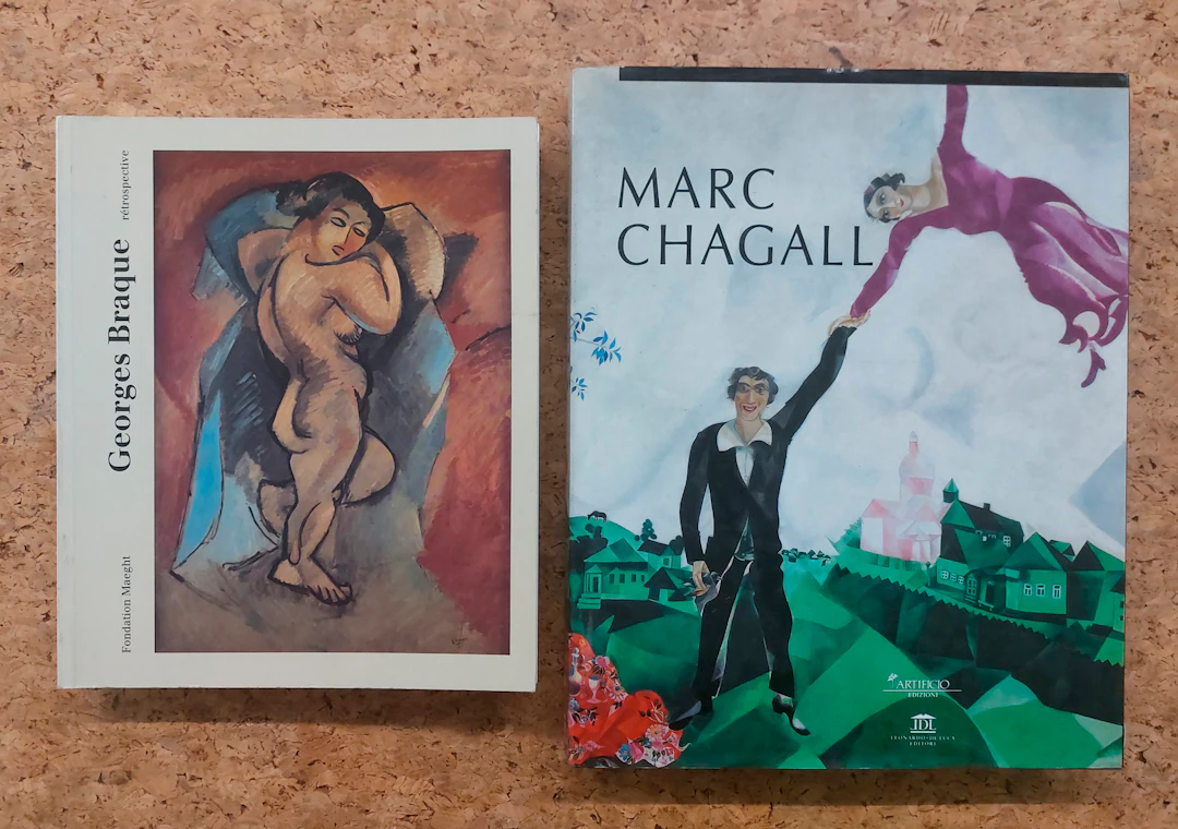 MARC CHAGALL E GEORGES BRAQUE - Lotto unico di 2 cataloghi
