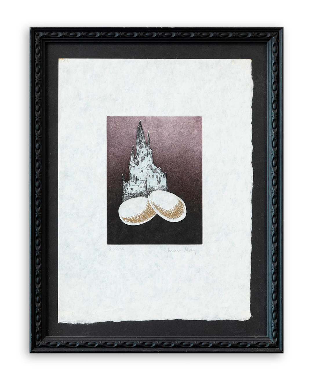 MAN RAY (1890-1976) - La cathédrale aux œufs, 1969