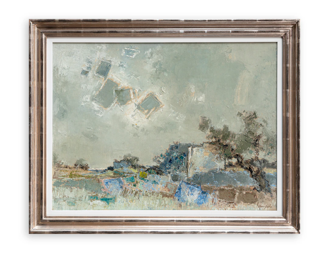 COSIMO SPONZIELLO (1915-2004) - Ottobre in Salento, 1975
