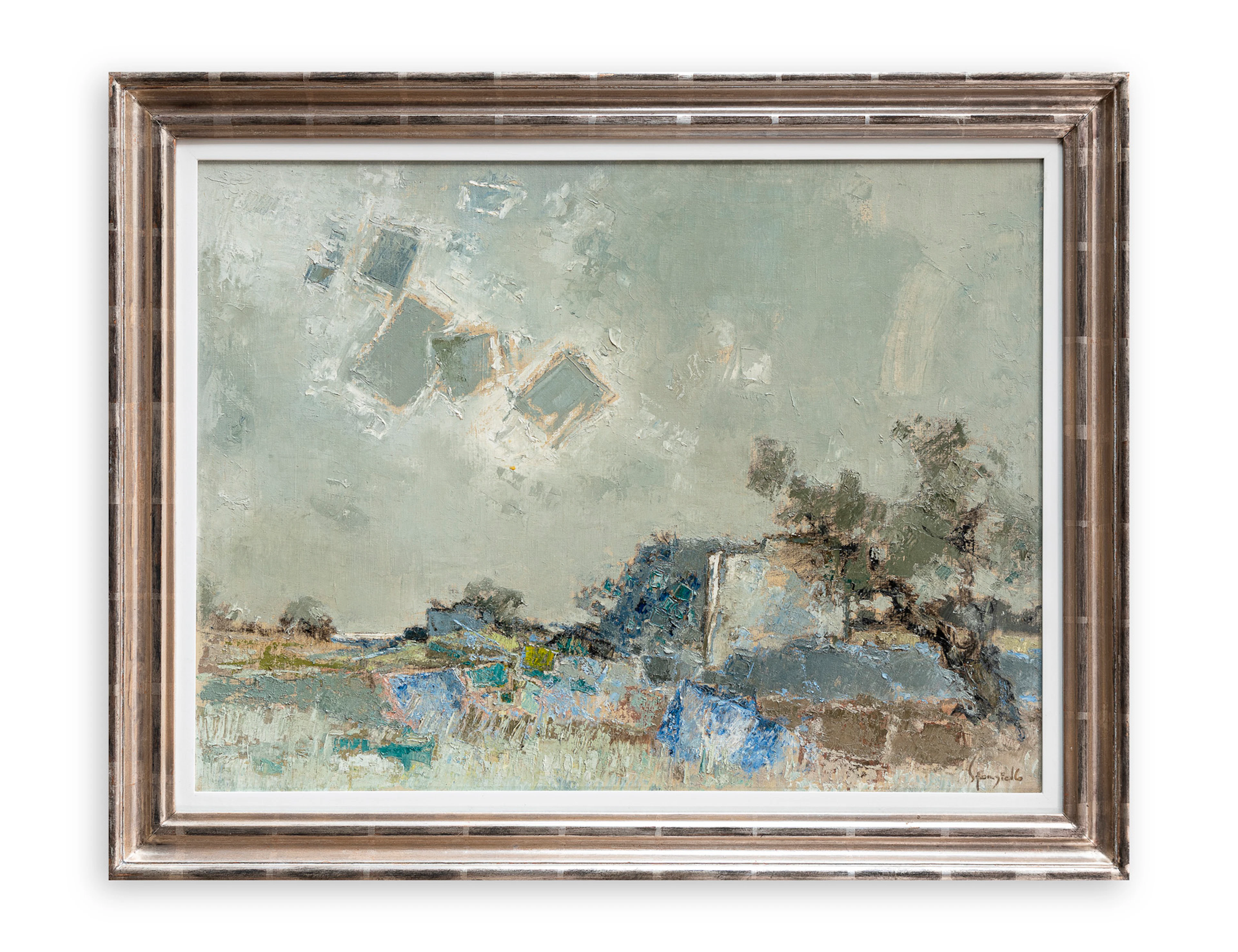 COSIMO SPONZIELLO (1915-2004) - Ottobre in Salento, 1975