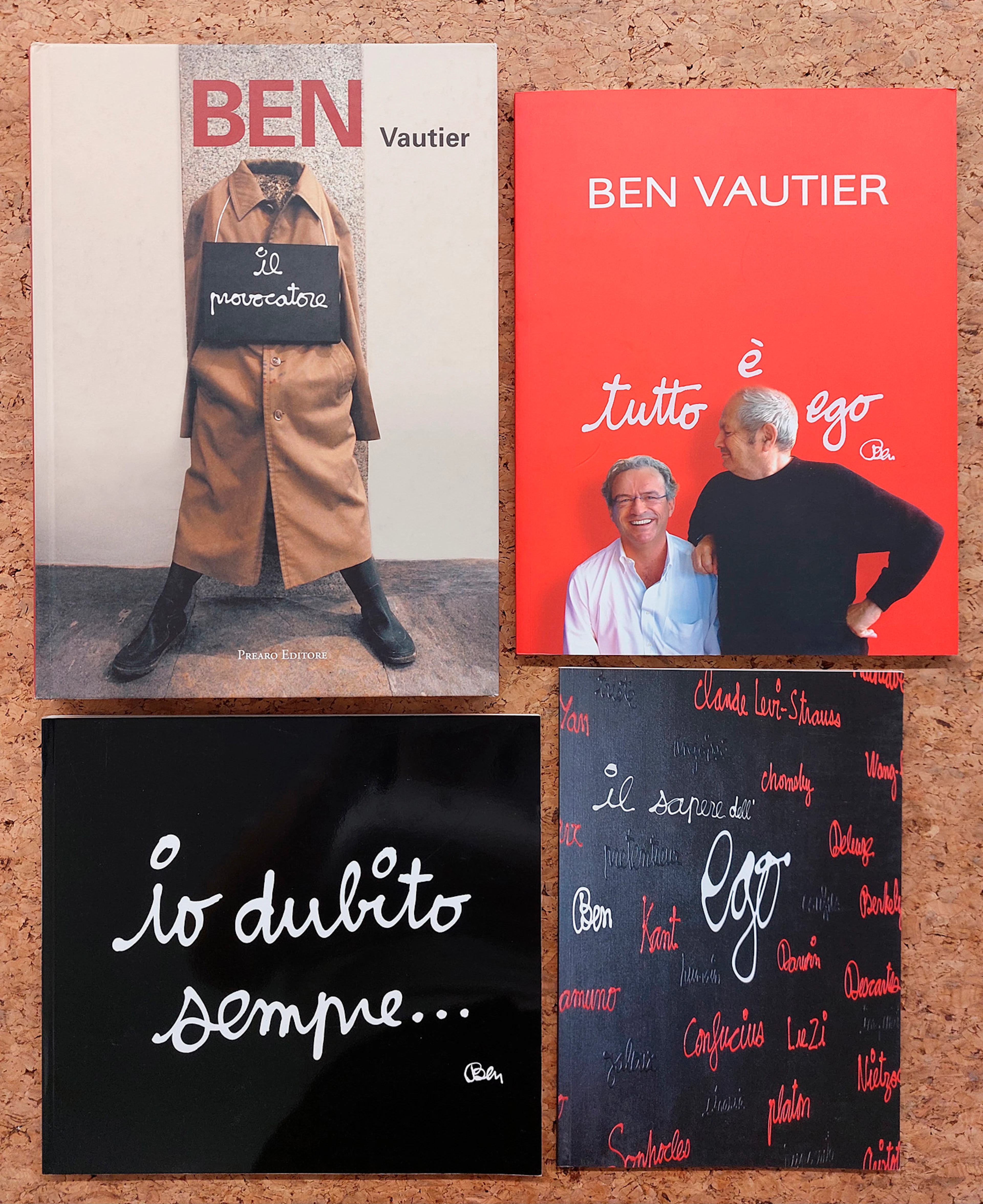 POESIA VISIVA E FLUXUS (BEN VAUTIER) - Lotto unico di 4 cataloghi