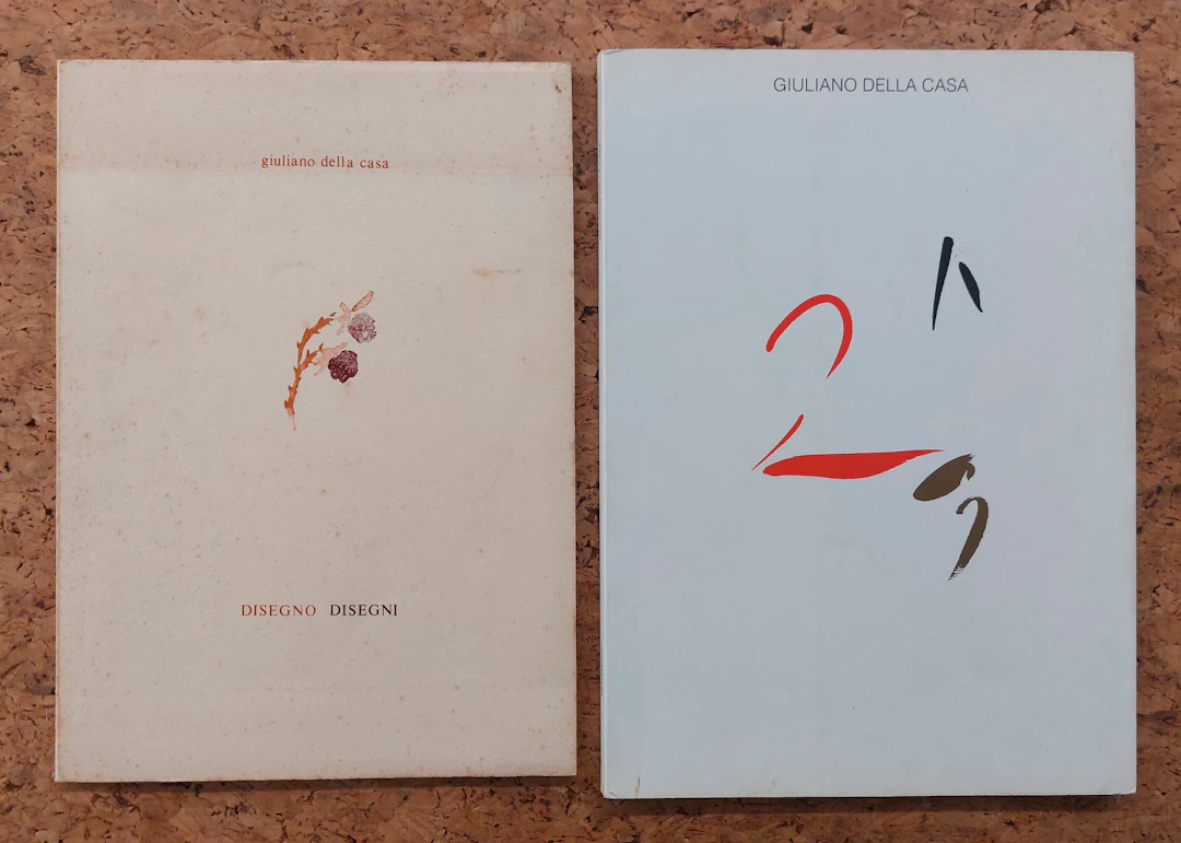 CATALOGHI CON DISEGNO (GIULIANO DELLA CASA) - Lotto unico di 2 cataloghi