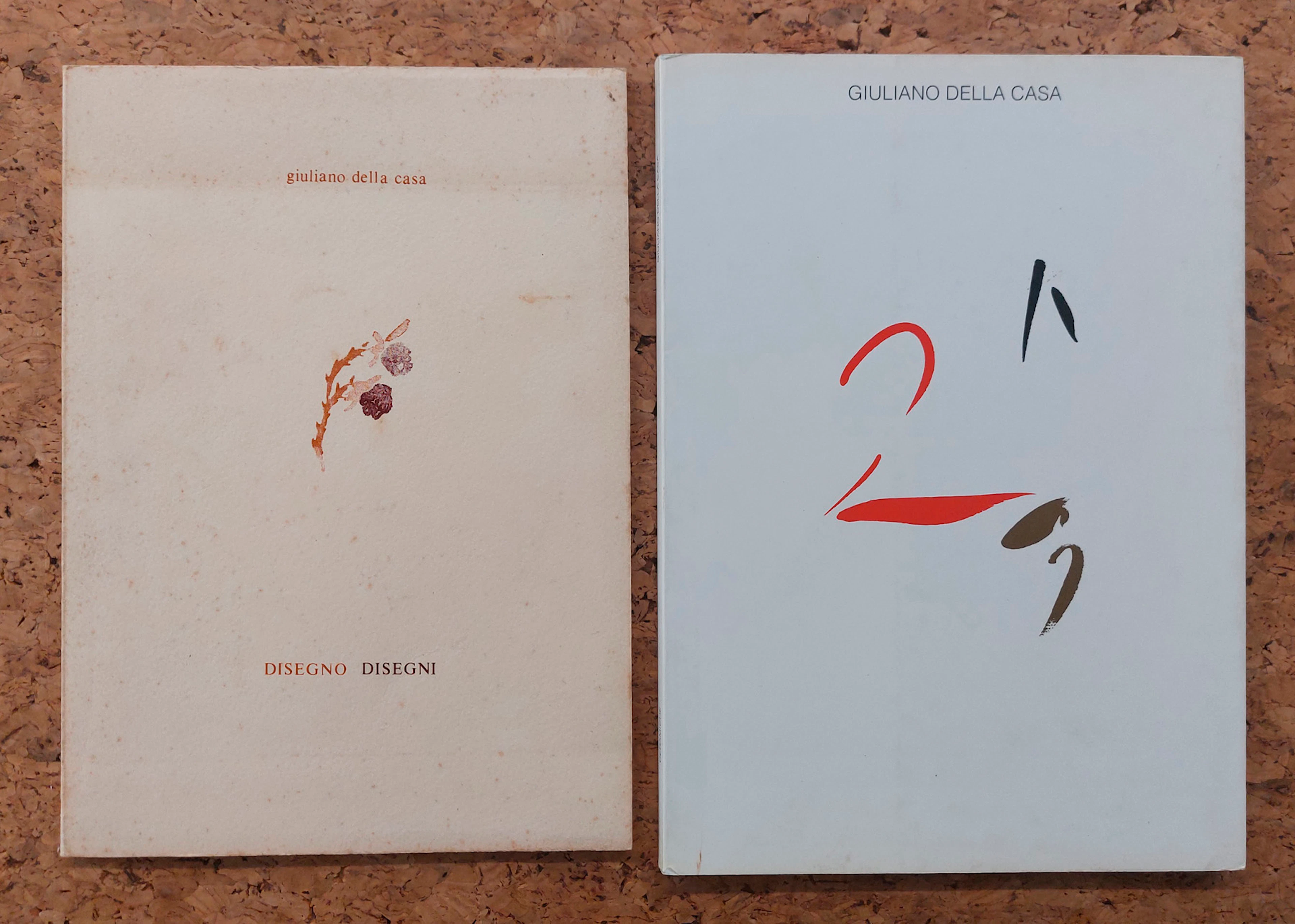 CATALOGHI CON DISEGNO (GIULIANO DELLA CASA) - Lotto unico di 2 cataloghi
