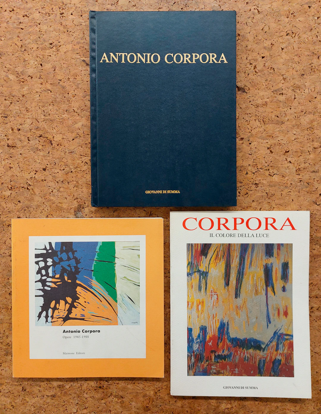 ANTONIO CORPORA - Lotto unico di 3 cataloghi