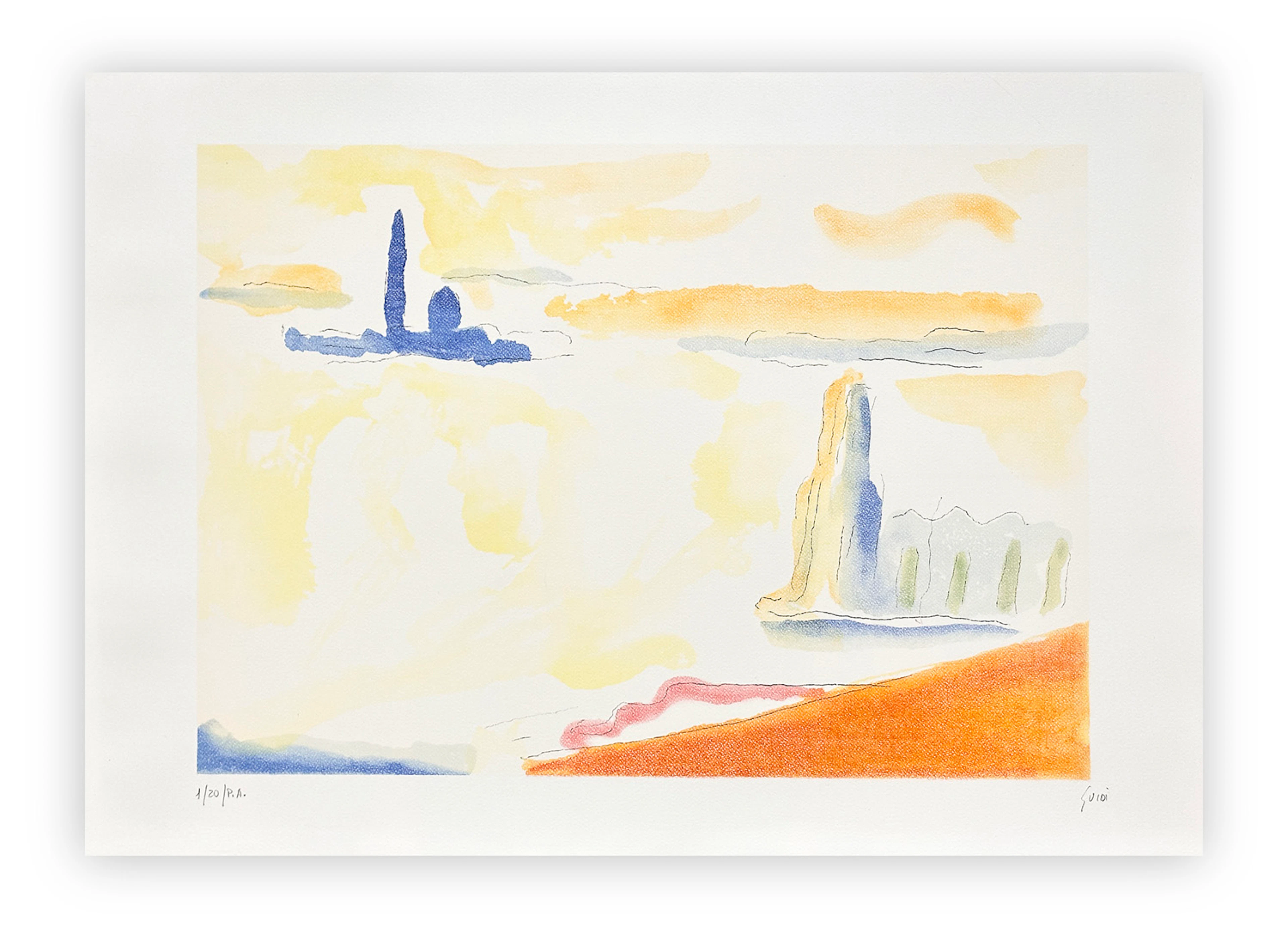 VIRGILIO GUIDI (1891-1984) - Senza Titolo