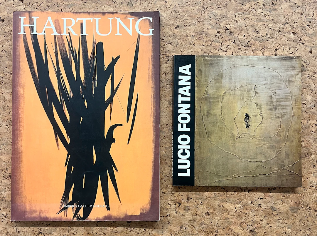 HANS HARTUNG E LUCIO FONTANA - Lotto unico di 2 cataloghi