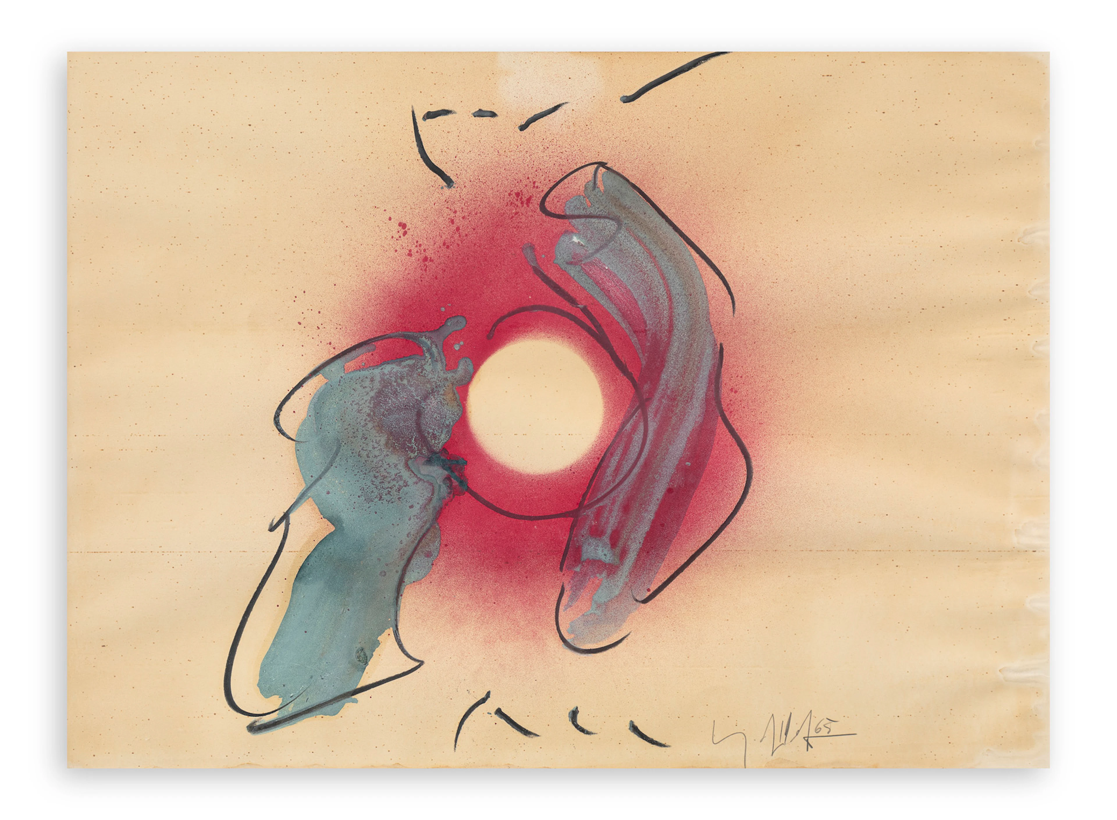 SERGIO DANGELO (1932-2022) - Senza Titolo, 1965