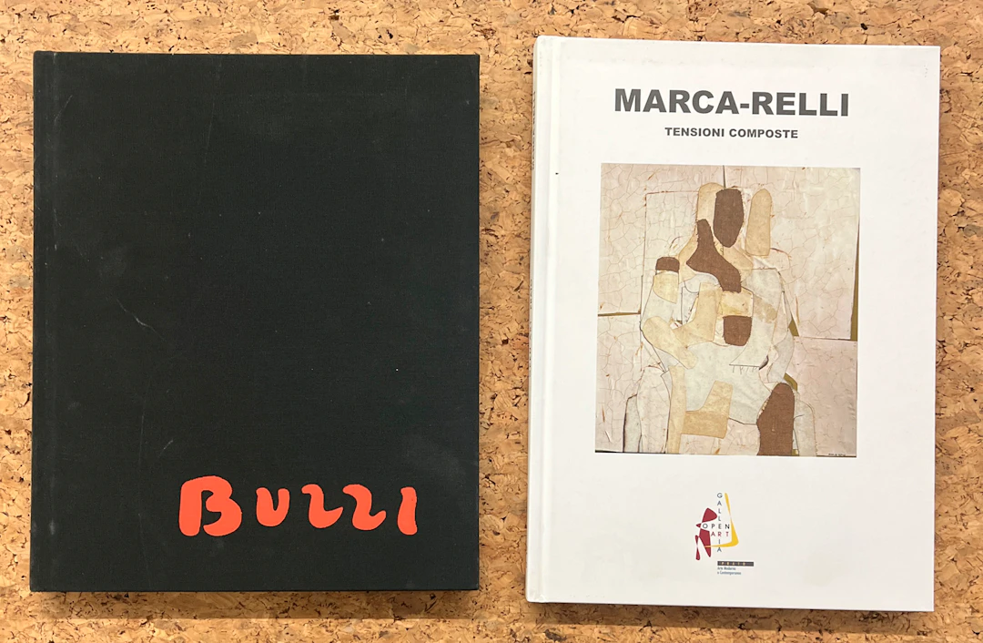 ALBERTO BURRI E CONRAD MARCA-RELLI - Lotto unico di 2 cataloghi