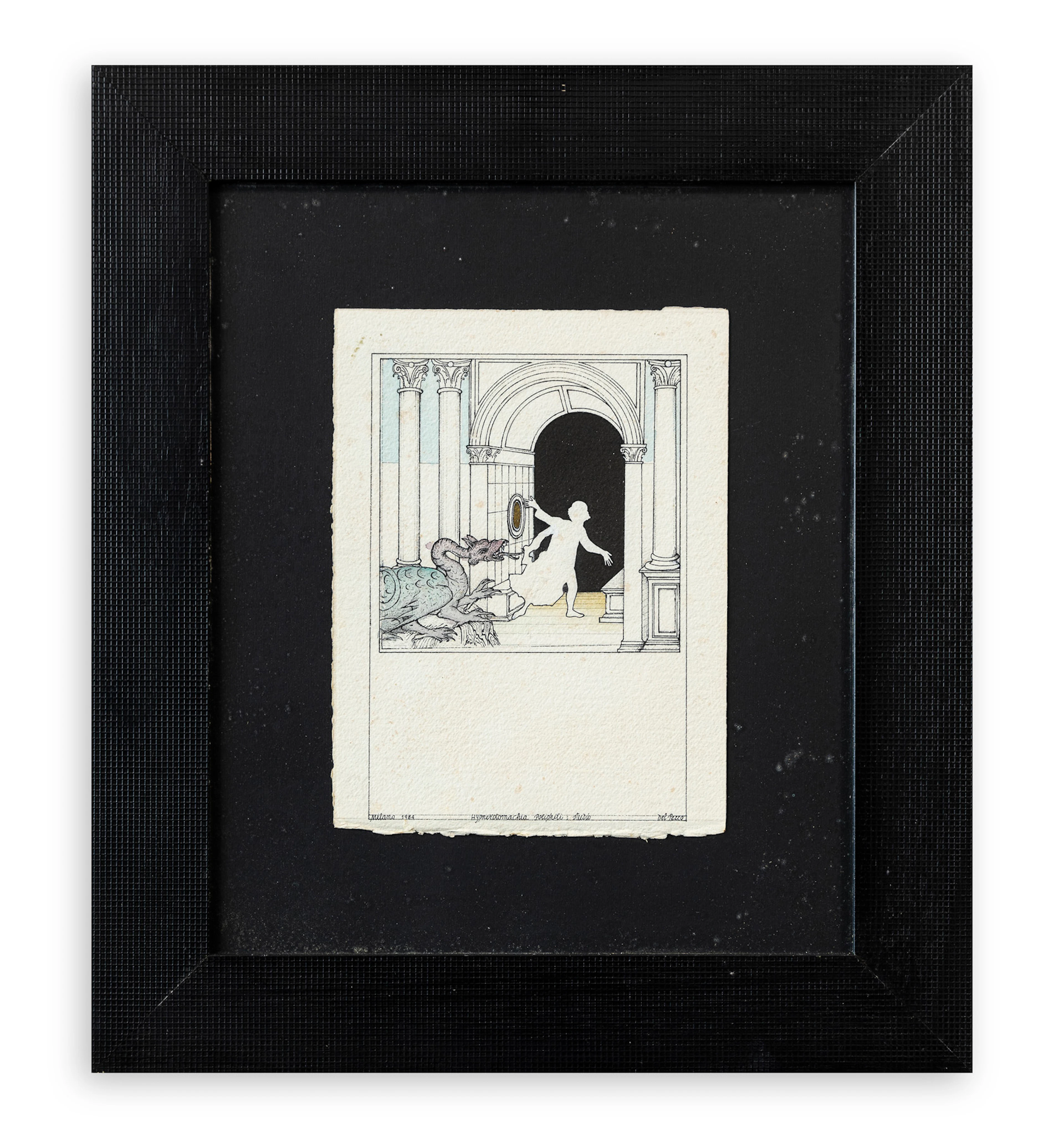 LUCIO DEL PEZZO (1933-2020) - Hypnerotomachia Poliphili: Studio, 1984