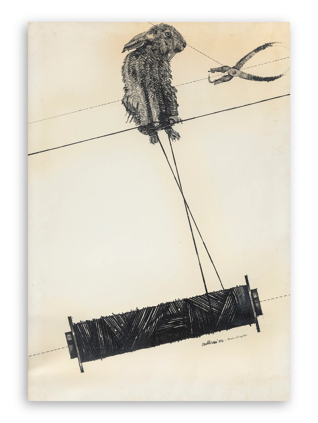 VALERIANO TRUBBIANI (1937-2020) - Tecnica del supplizio, 1974