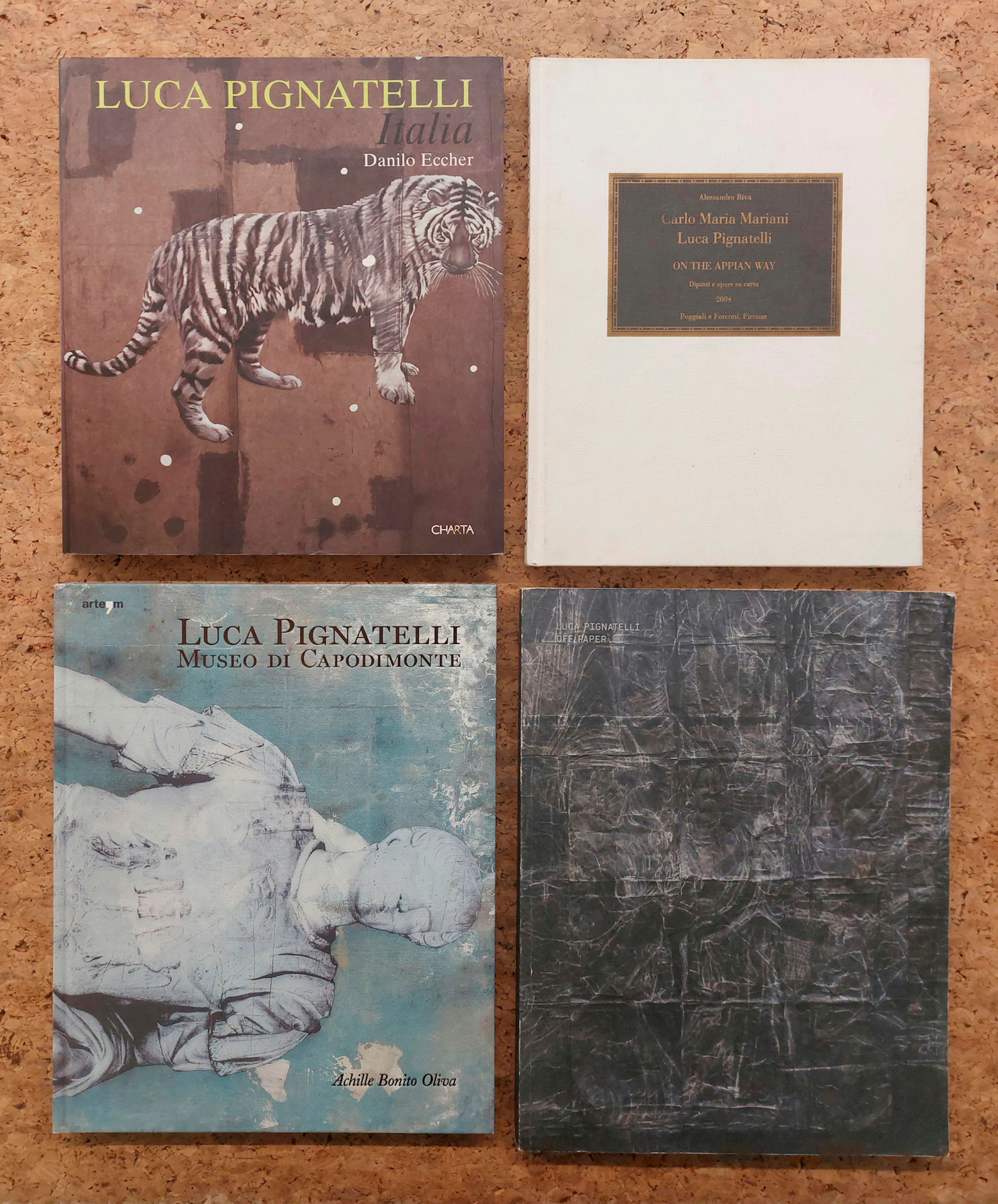 LUCA PIGNATELLI - Lotto unico di 4 cataloghi