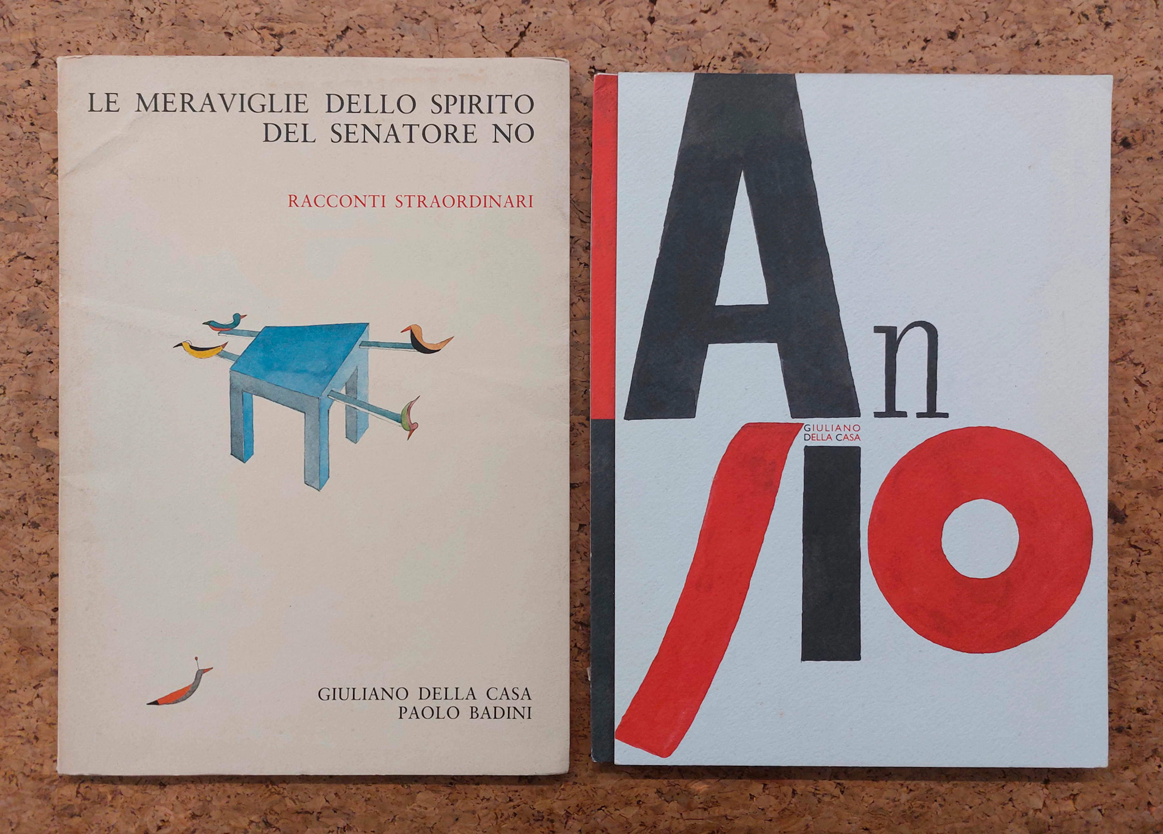 CATALOGHI AUTOGRAFATI (GIULIANO DELLA CASA) - Lotto unico di 2 cataloghi