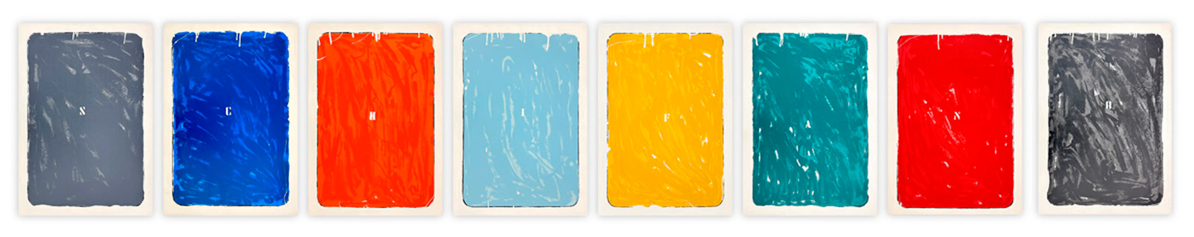 MARIO SCHIFANO (1934-1998) - Monocromo (Autoritratto), 1980-1981