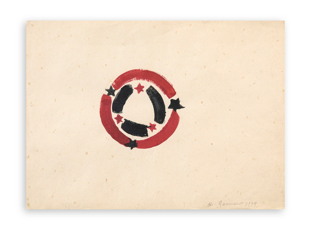 MIMMO GERMANÀ (1944-1992) - Senza Titolo, 1979