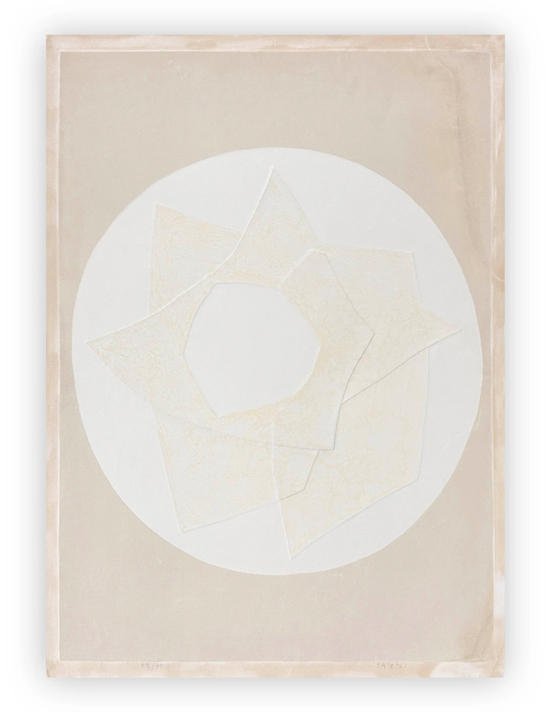 ANGELO SAVELLI (1911-1995) - Senza Titolo