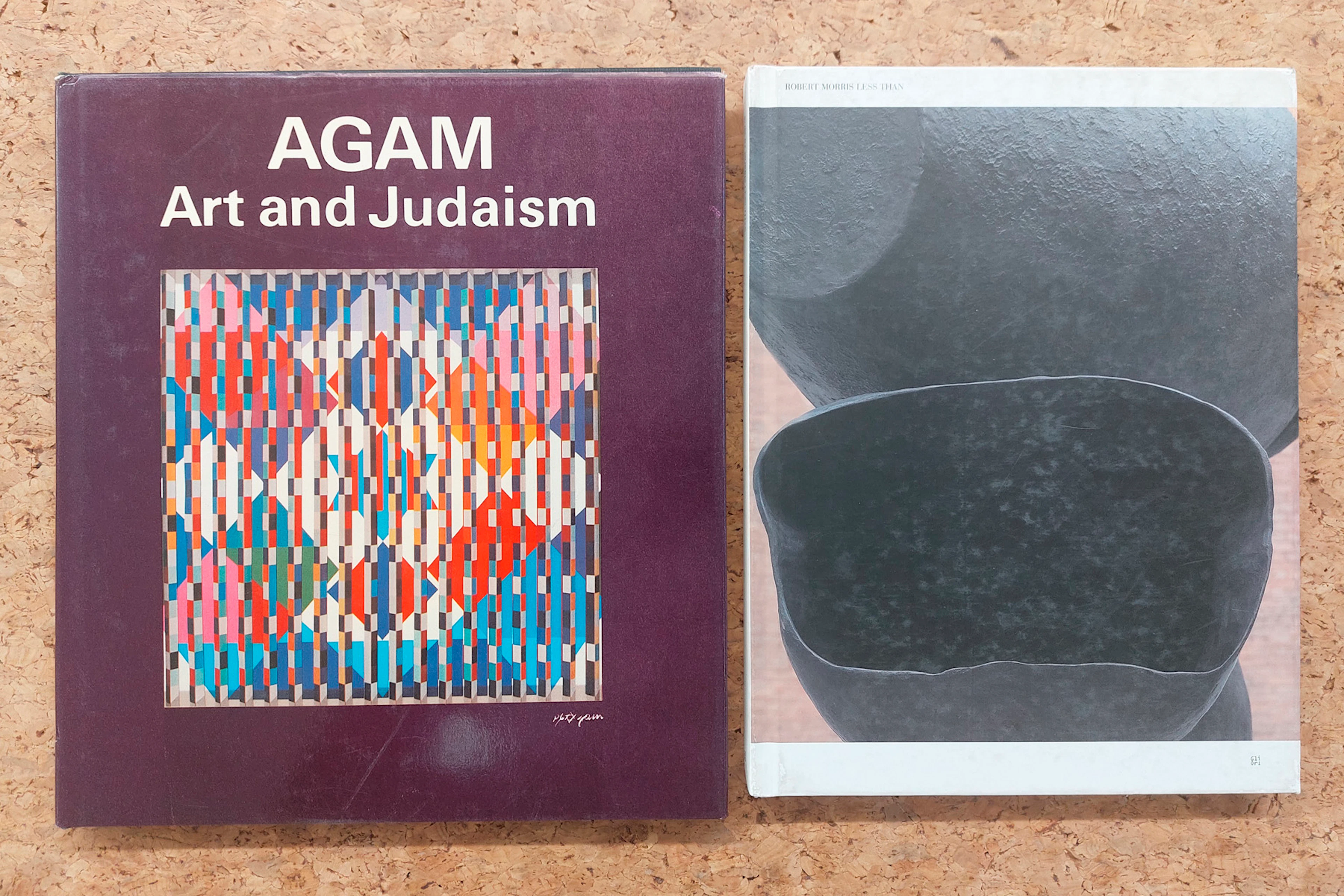 YAACOV AGAM E ROBERT MORRIS - Lotto unico di 2 cataloghi