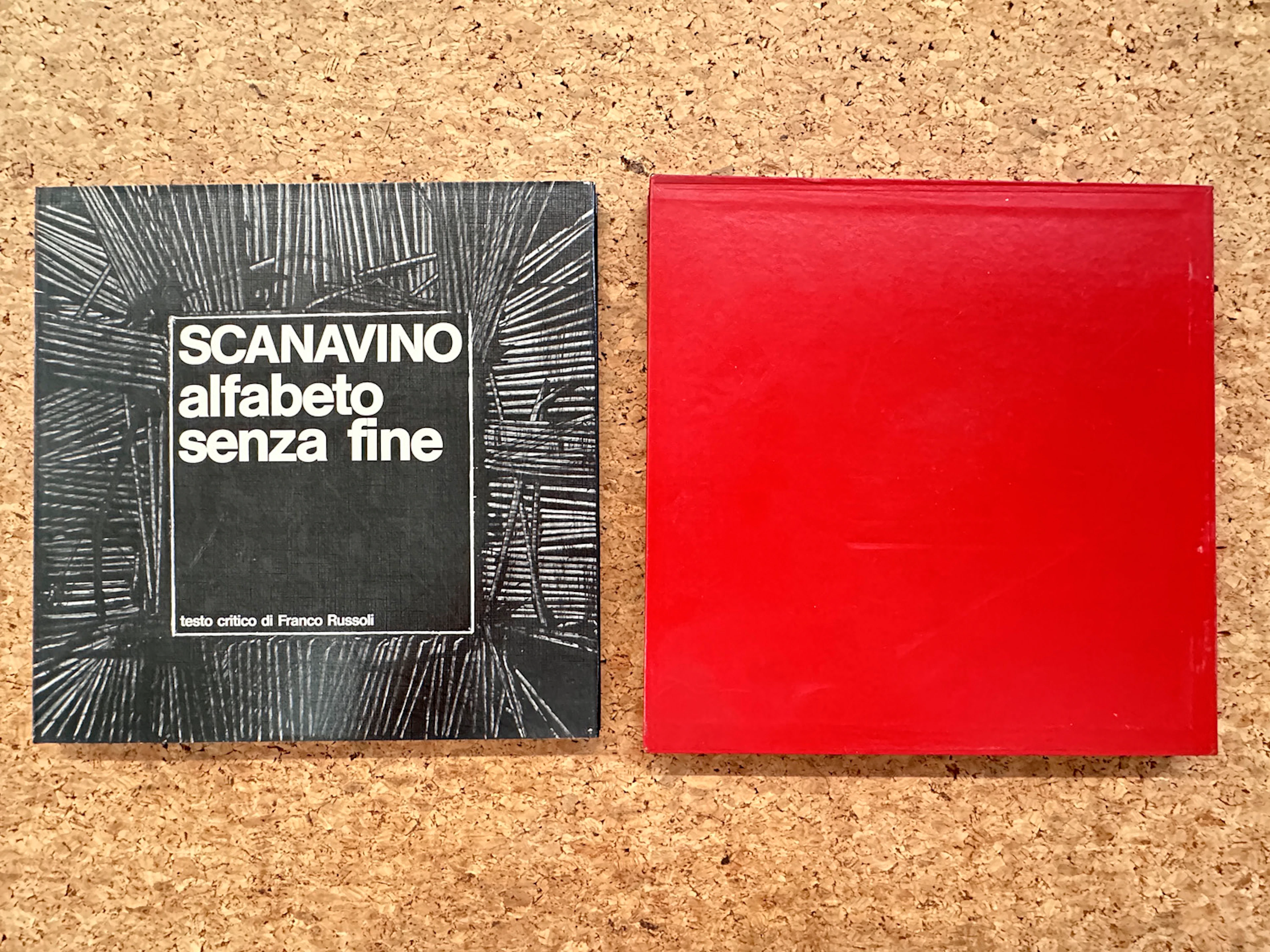 EMILIO SCANAVINO - Scanavino. Alfabeto senza fine, 1973 circa