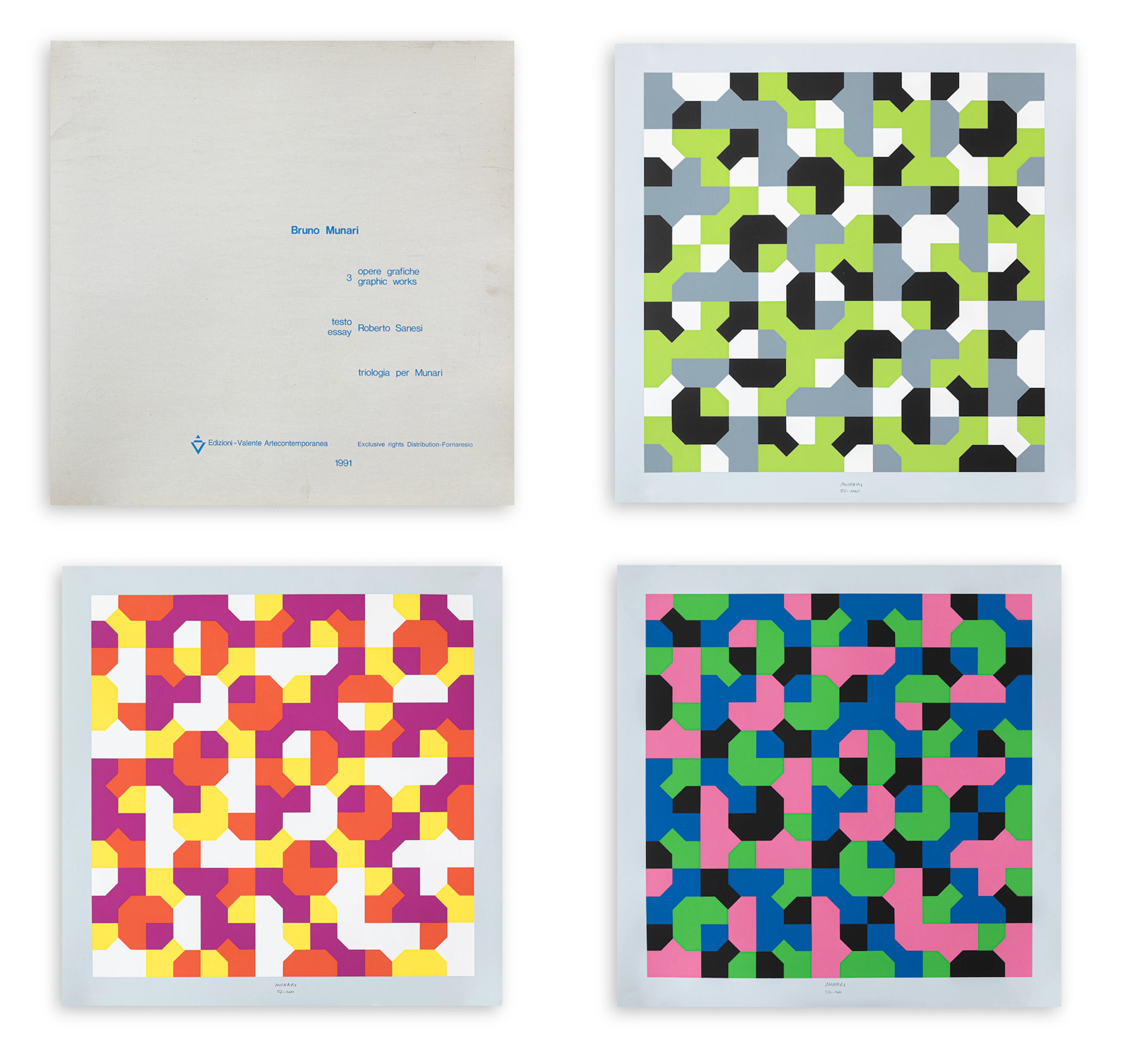 BRUNO MUNARI (1907-1998) - Trilogia per Munari, 1991
