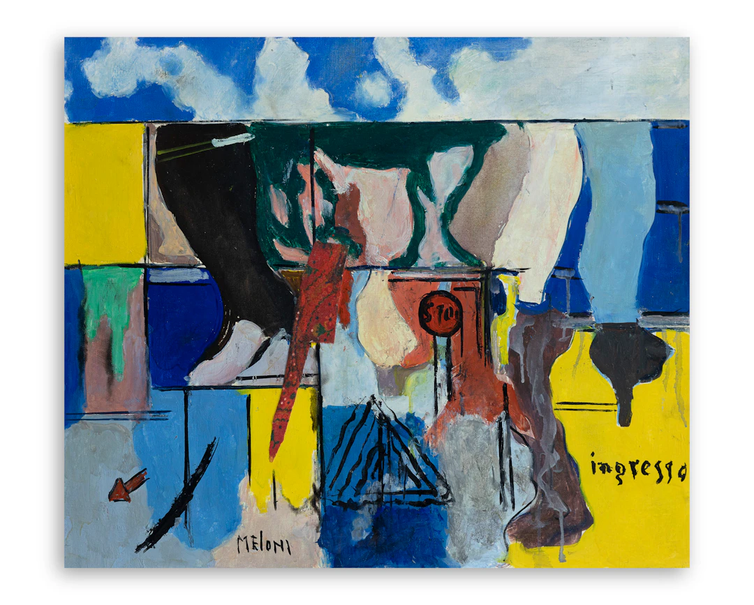 GINO MELONI (1905-1989) - La piscina, 1975