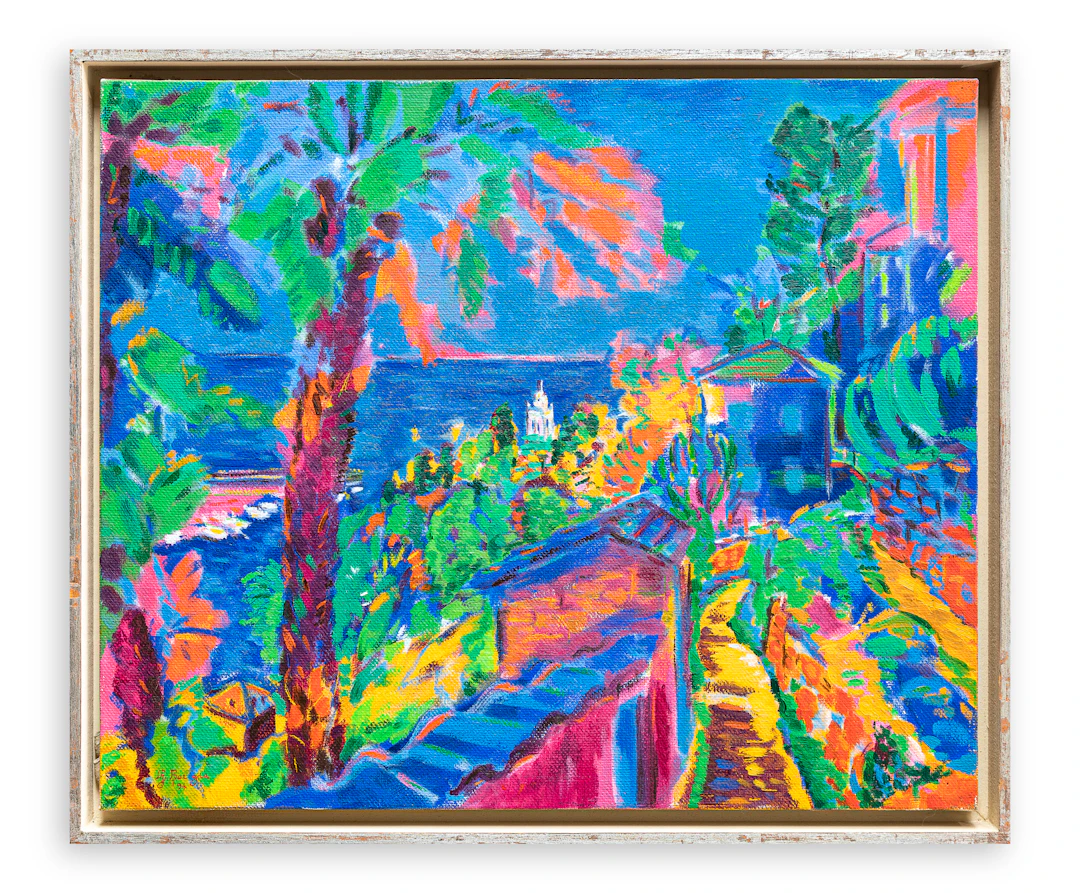 GIANCARLO BORGIA (1958-2002) - Bordighera verso Villa Garnier, 1994