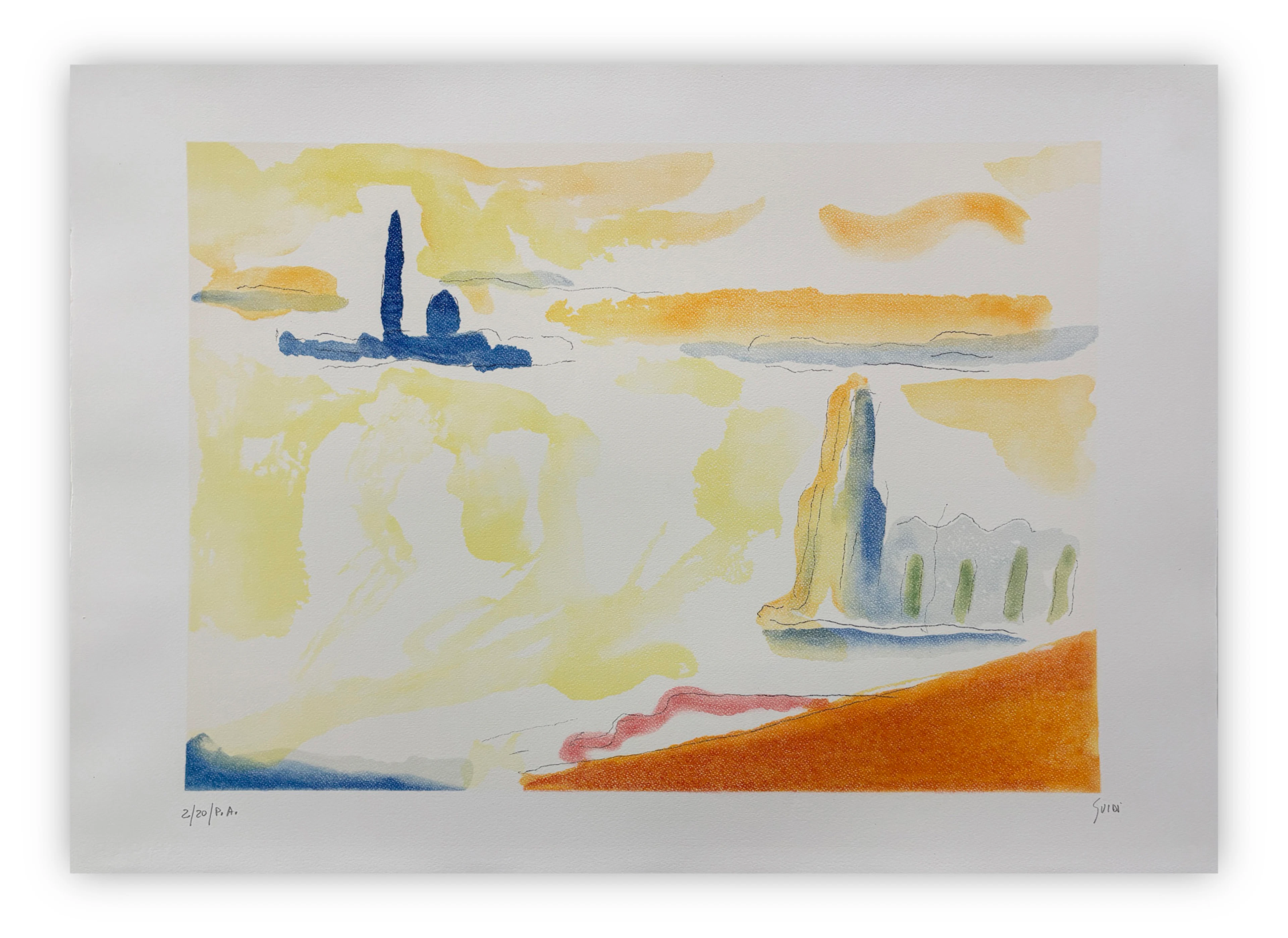 VIRGILIO GUIDI (1891-1984) - Senza Titolo