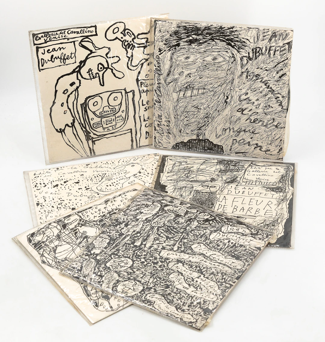 JEAN DUBUFFET (1901-1985) - Experiénces musicales, 1960-1961