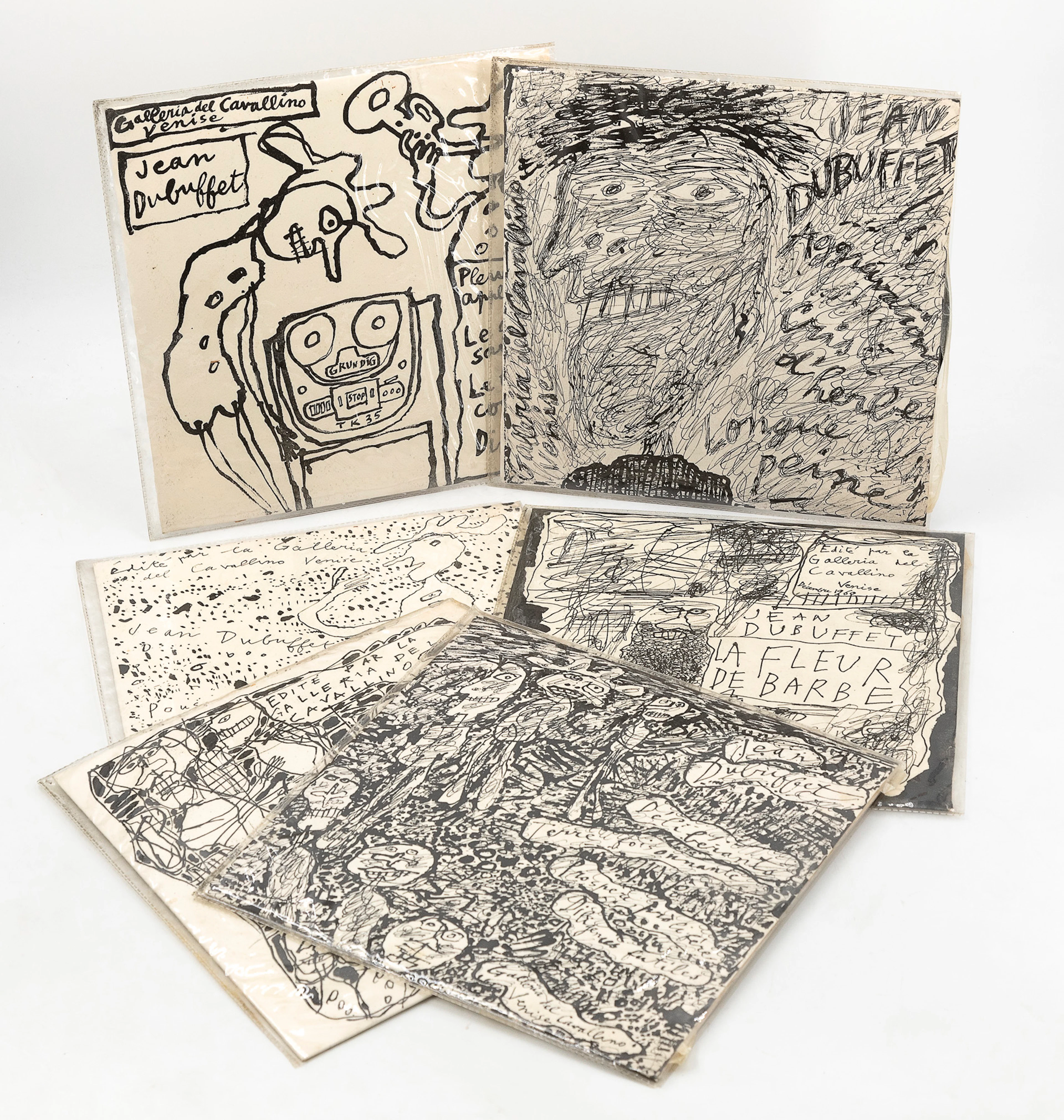 JEAN DUBUFFET (1901-1985) - Experiénces musicales, 1960-1961