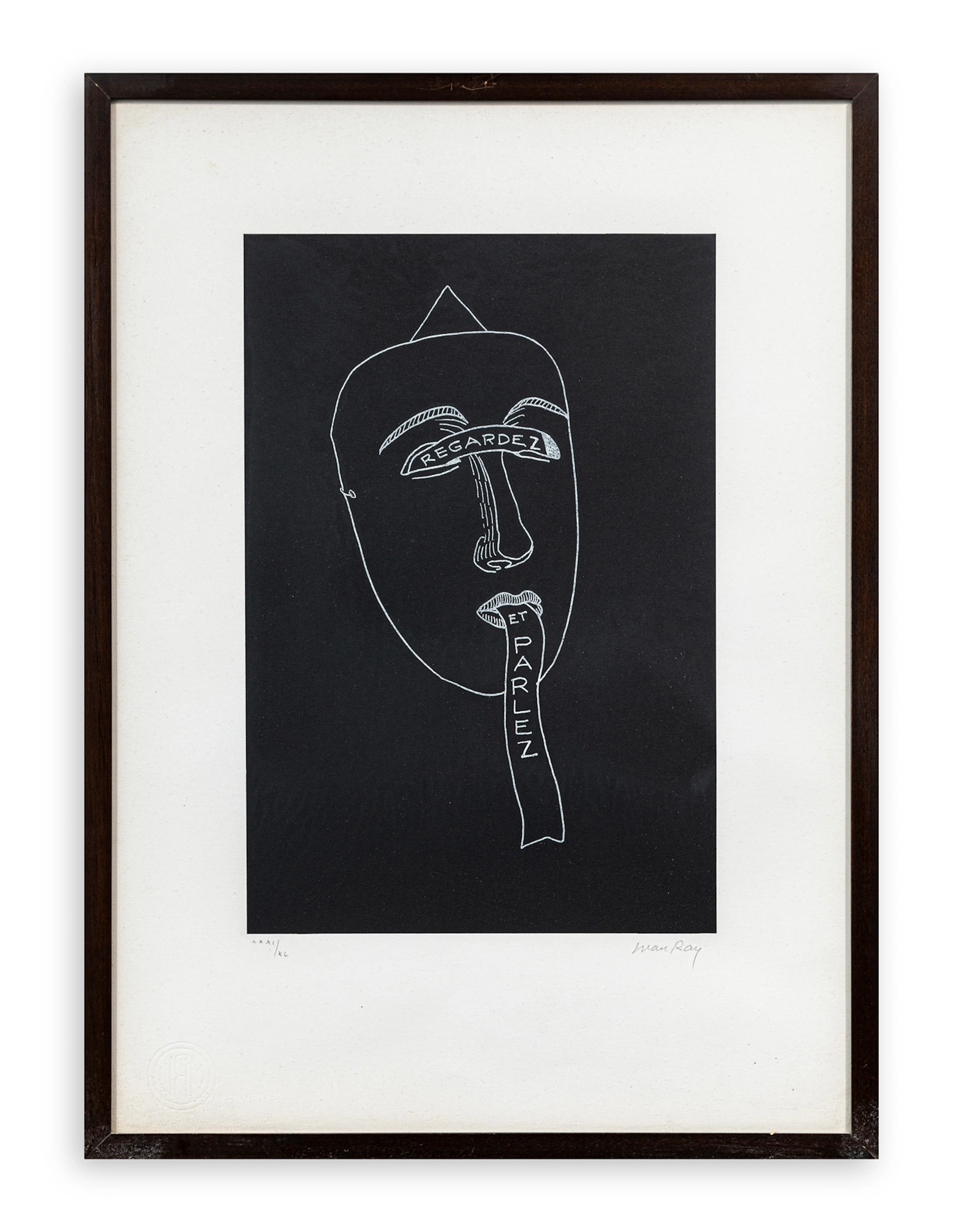 MAN RAY (1890-1976) - Maschere, 1970