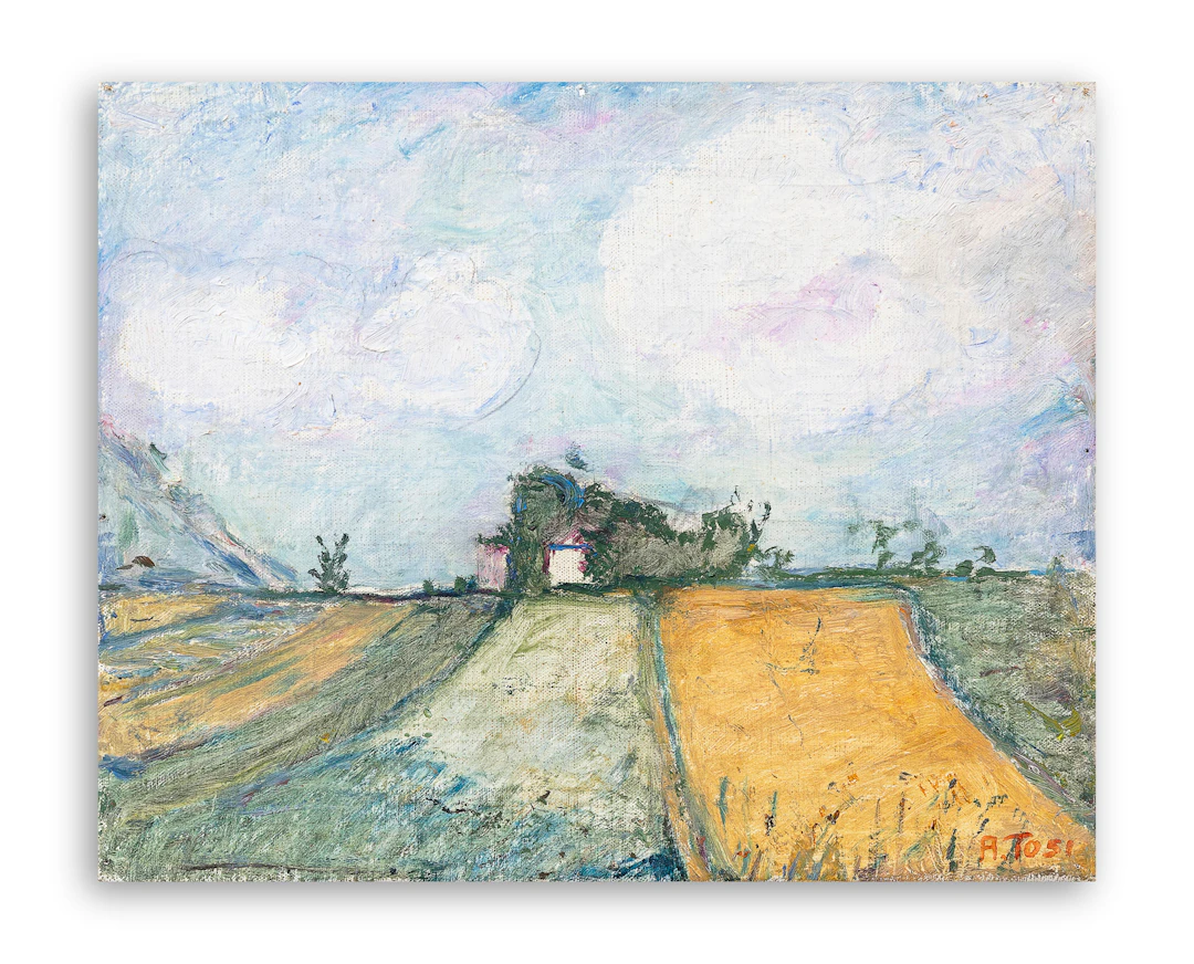 ARTURO TOSI (1871-1956) - Paesaggio, 1953