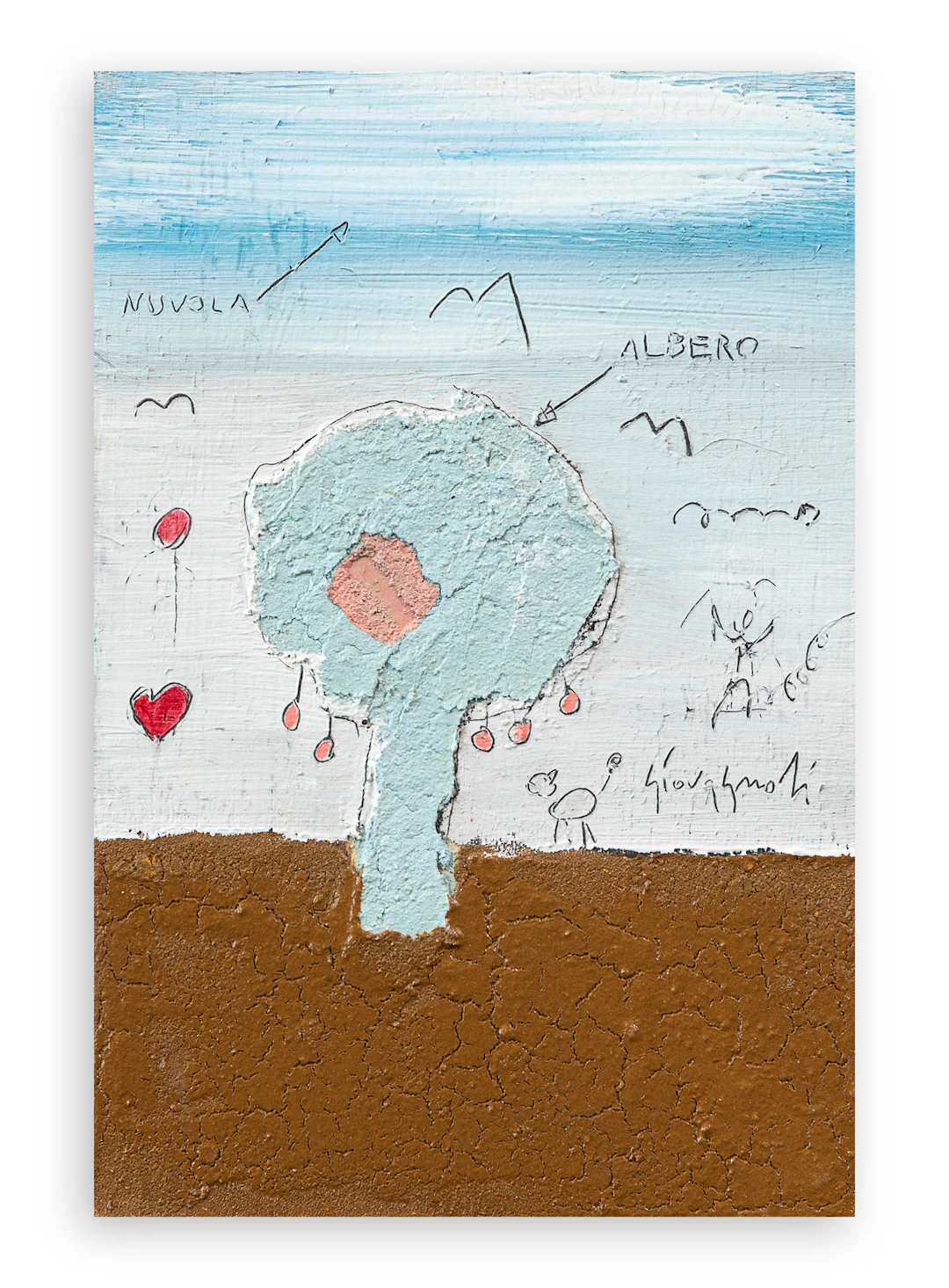 LUCA GIOVAGNOLI (1963) - Albero e nuvola, 1995