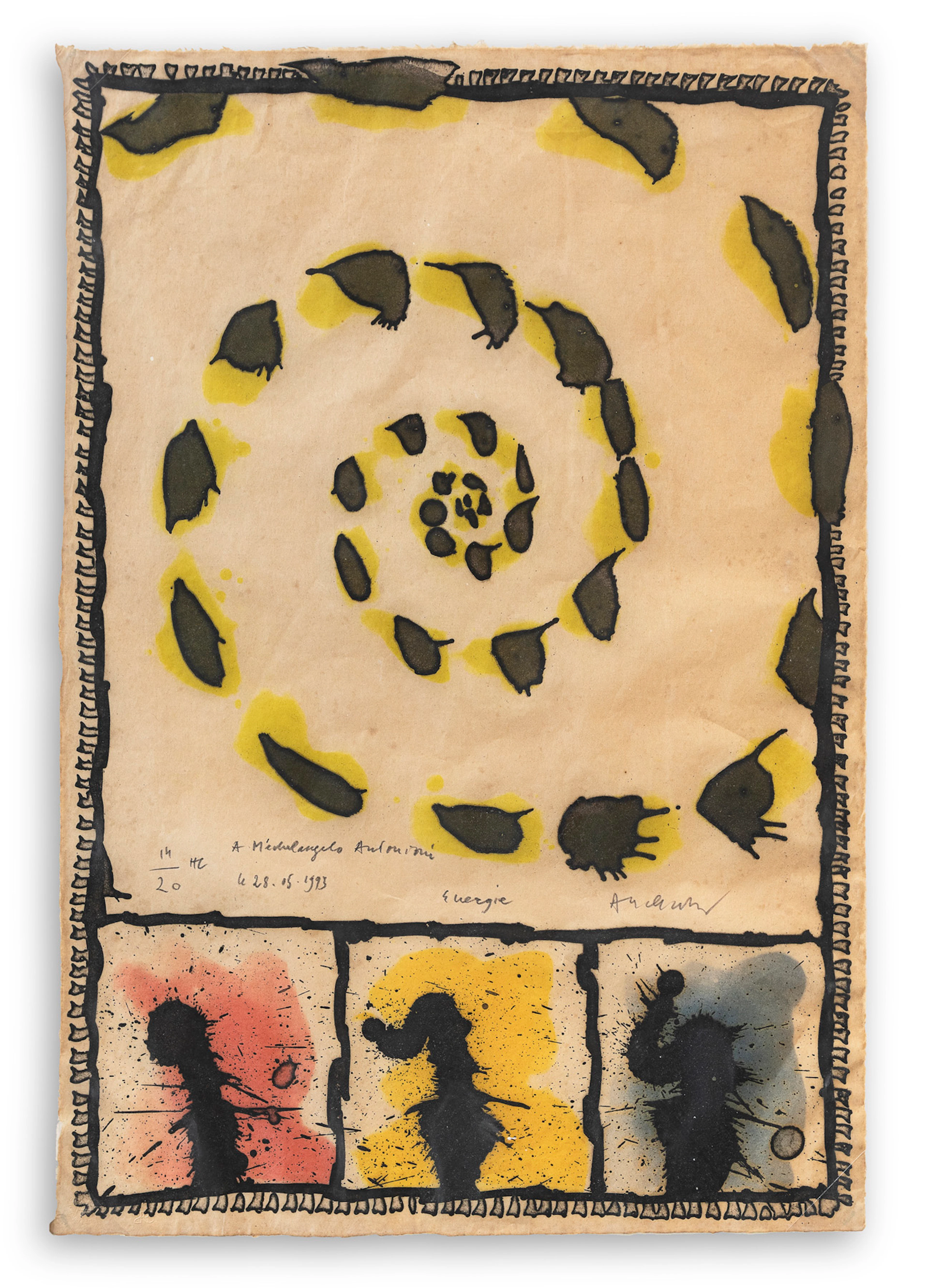 PIERRE ALECHINSKY (1927) - Energie, 1988