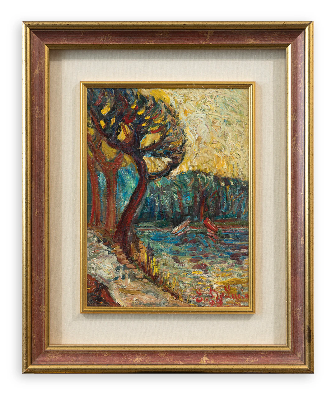 EDOARDO DE LUCIA (1938) - Barchette alla cava, 1999