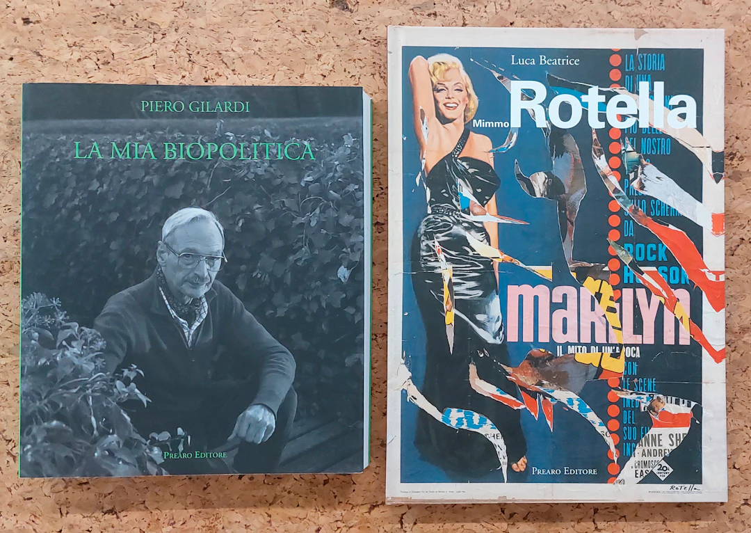 PIERO GILARDI E MIMMO ROTELLA - Lotto unico di 2 cataloghi