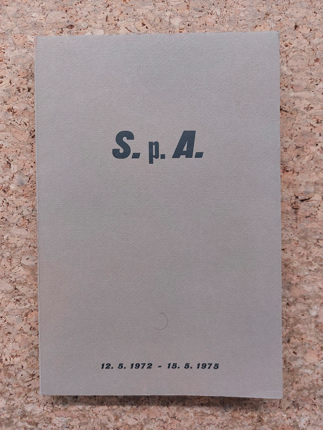 EDIZIONI RARE (UFFICIO PER L'IMMAGINAZIONE PREVENTIVA) - S.p.a. 12.5.1972
