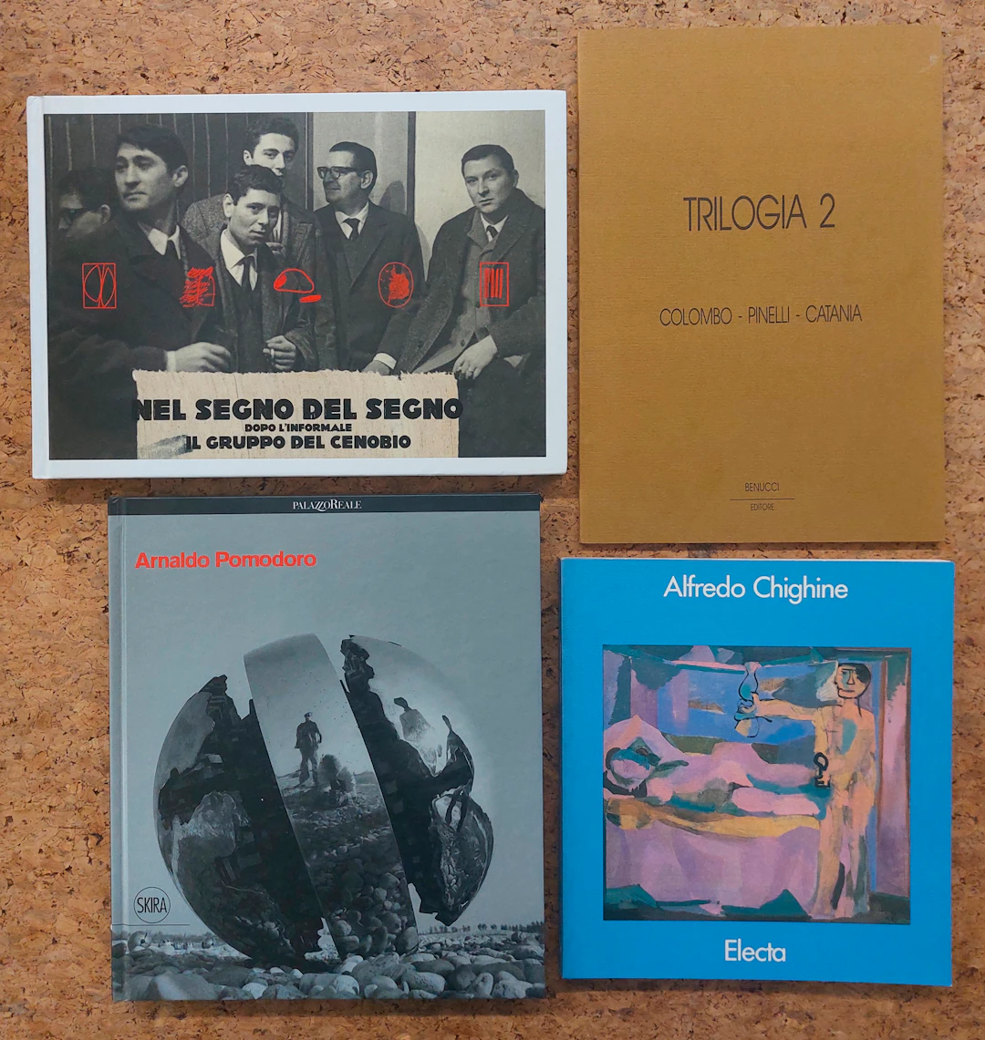 GRUPPO DEL CENOBIO, ARNALDO POMODORO, ALFREDO CHIGHINE E COLOMBO/PINELLI