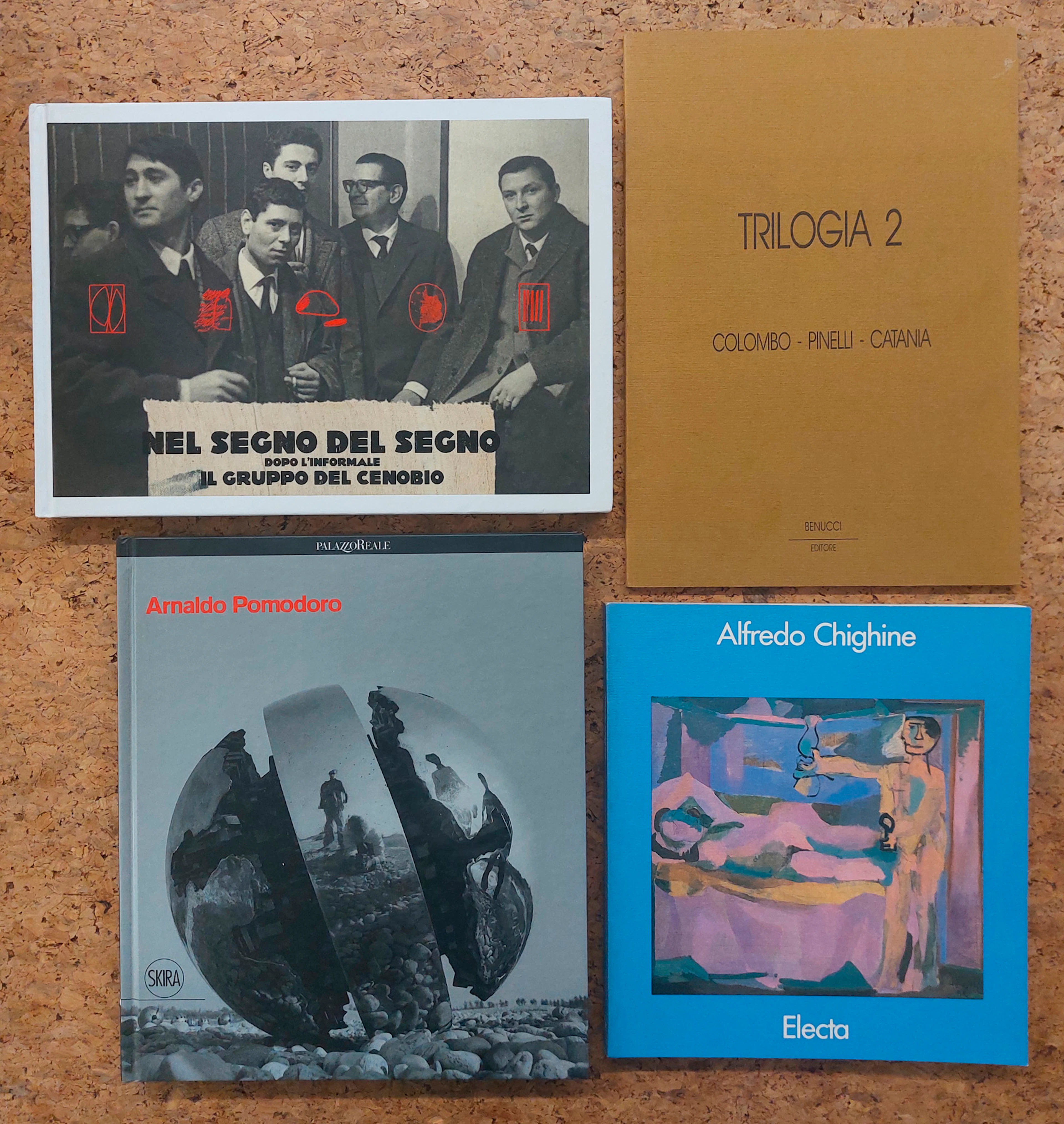 GRUPPO DEL CENOBIO, ARNALDO POMODORO, ALFREDO CHIGHINE E COLOMBO/PINELLI